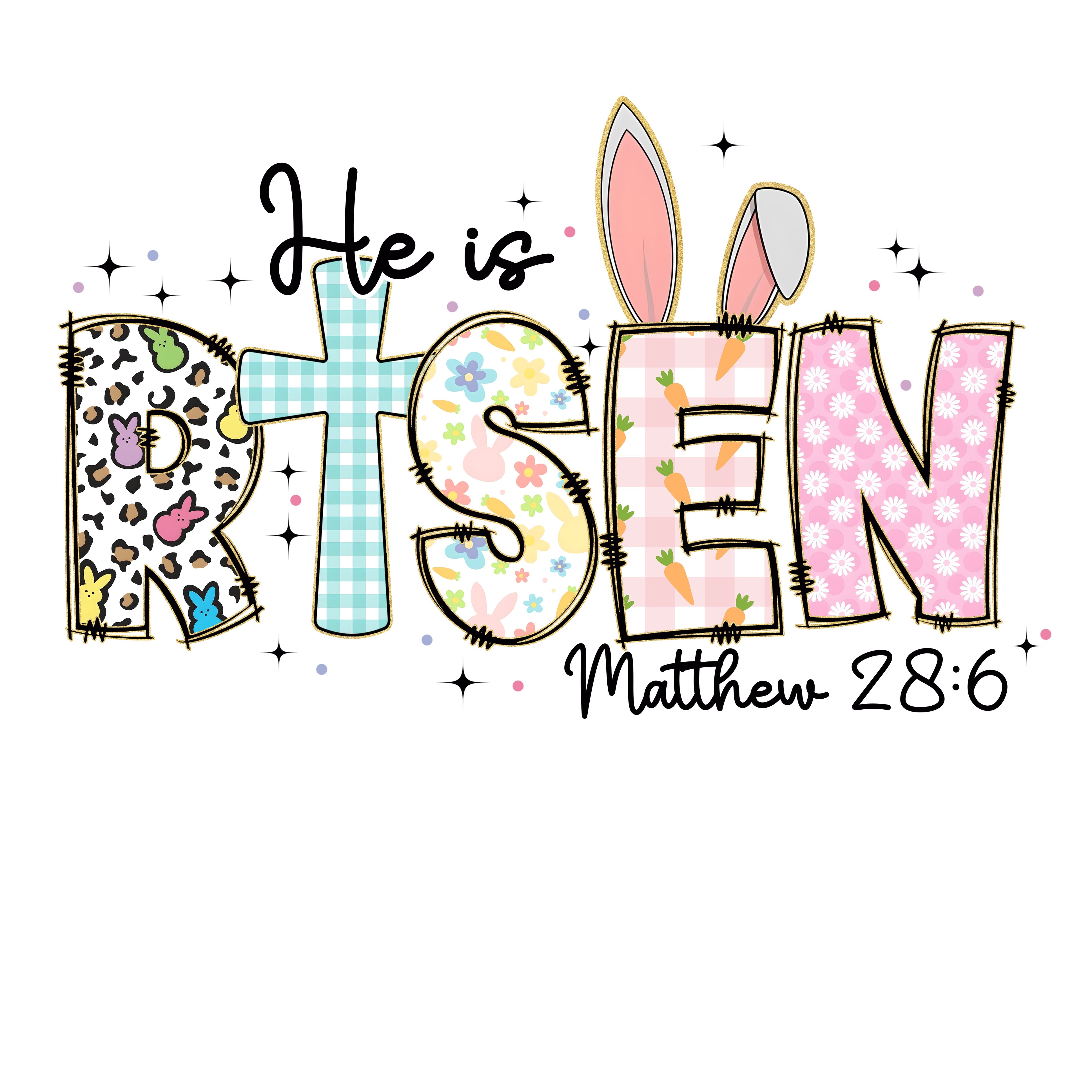He is Risen 5 Easter Day PNG