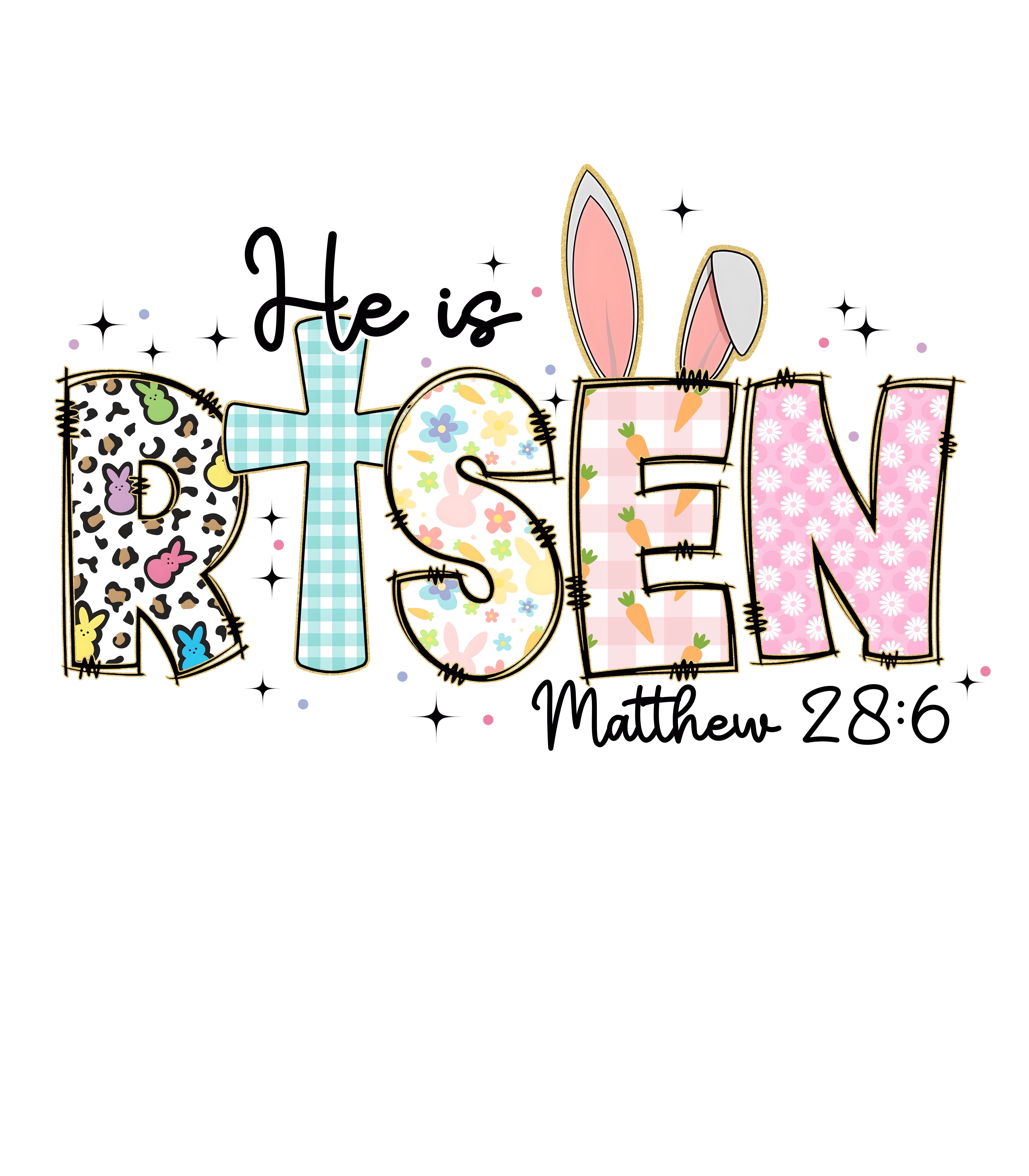 He is Risen 5 Easter Day PNG