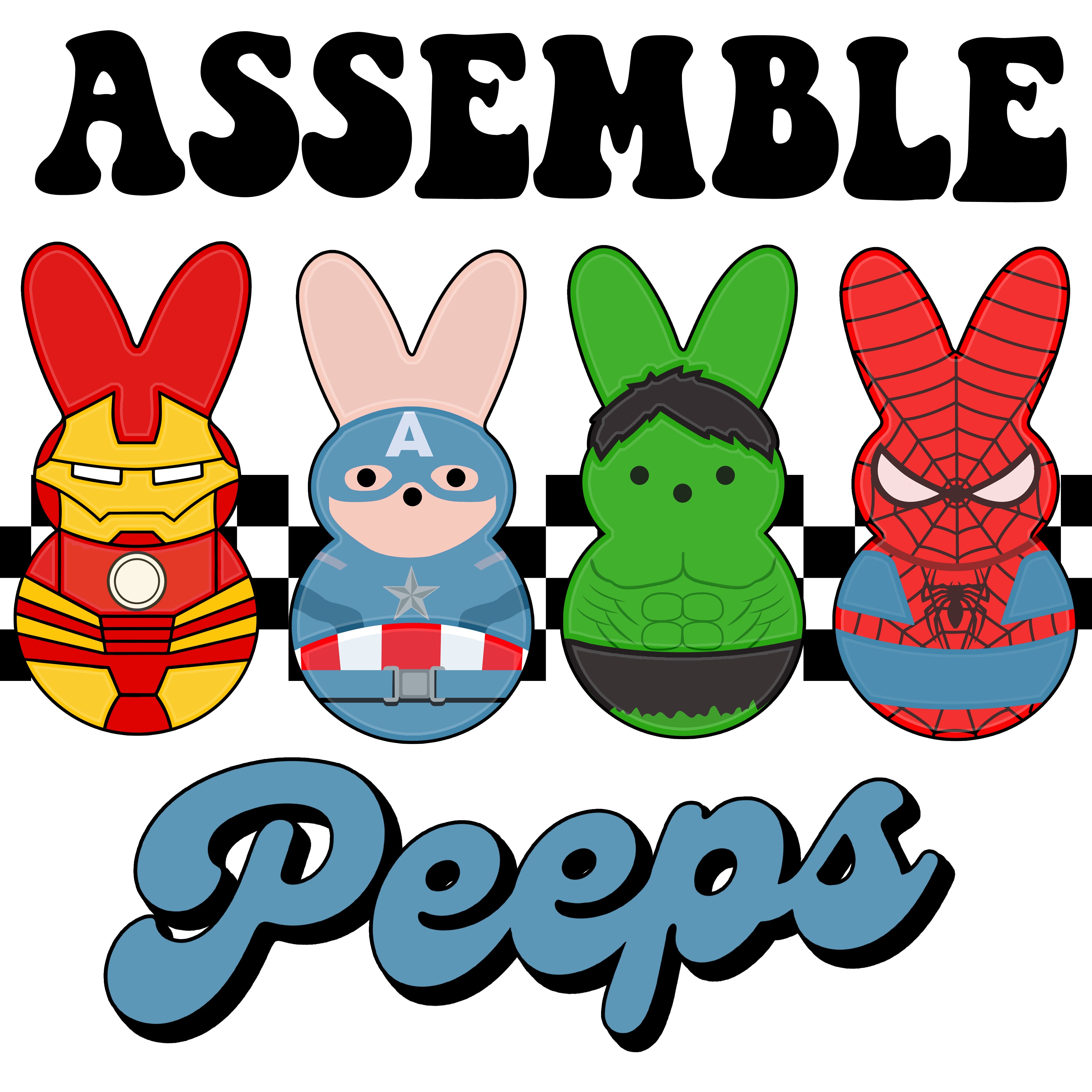 Assemble Peeps Easter Day PNG