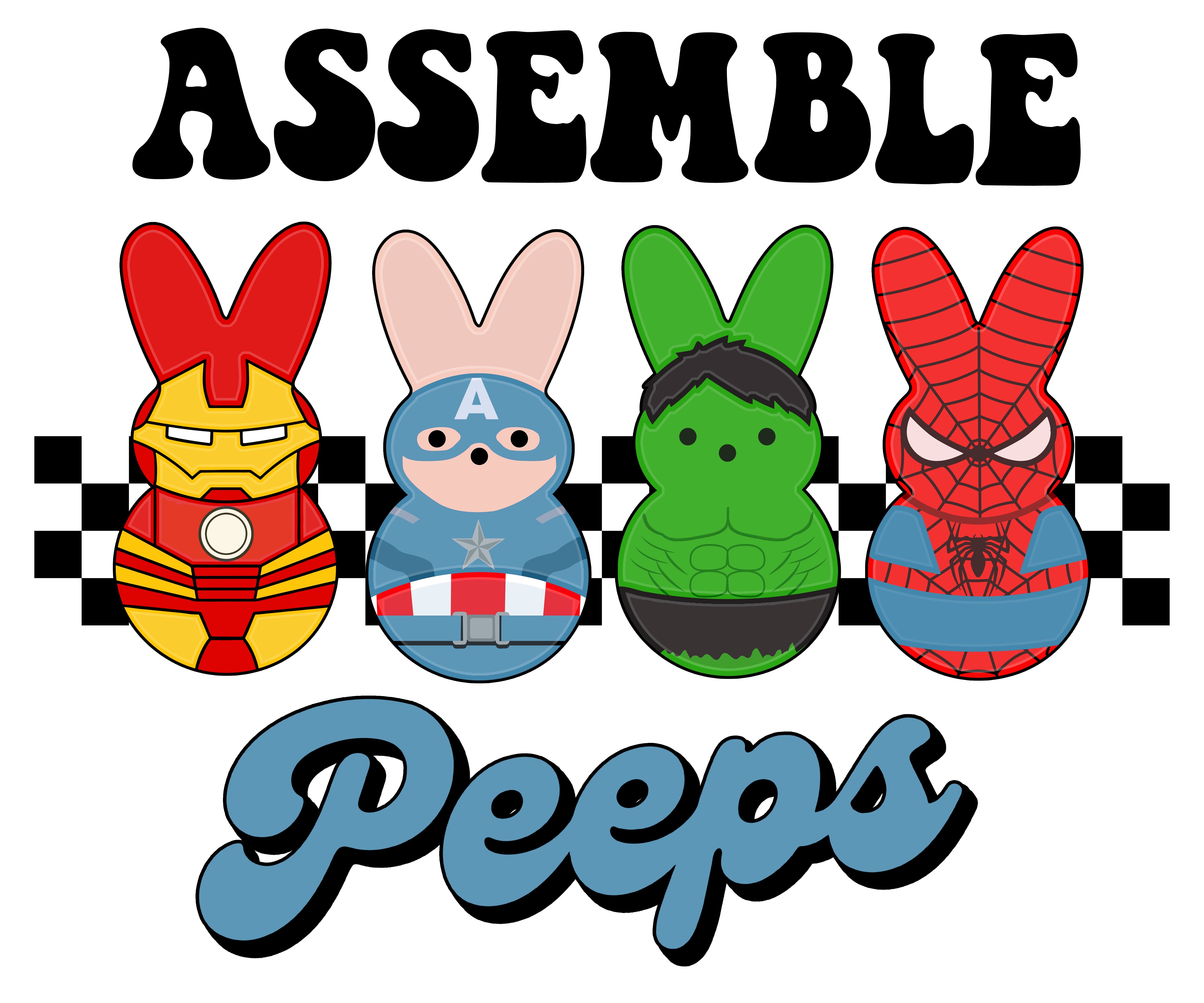 Assemble Peeps Easter Day PNG