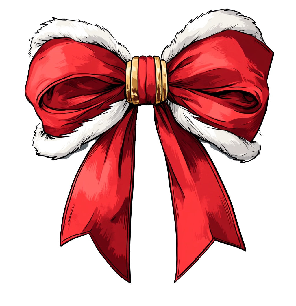 Christmas Gift Bow Tie PNG