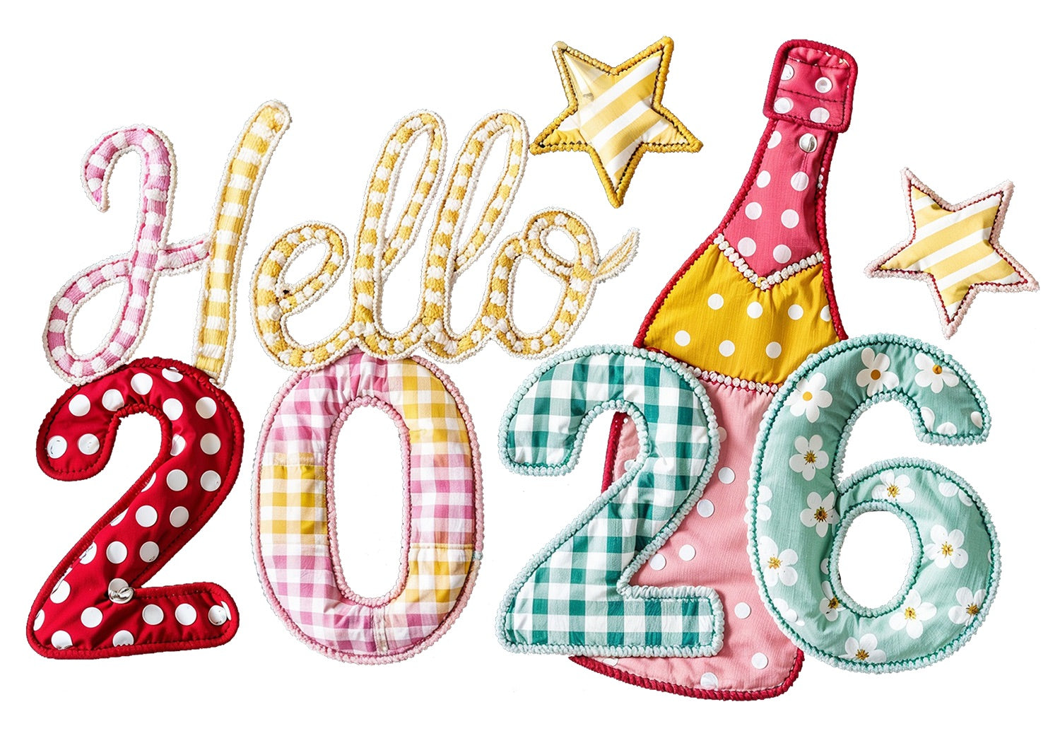Hello 2026 Bottle PNG