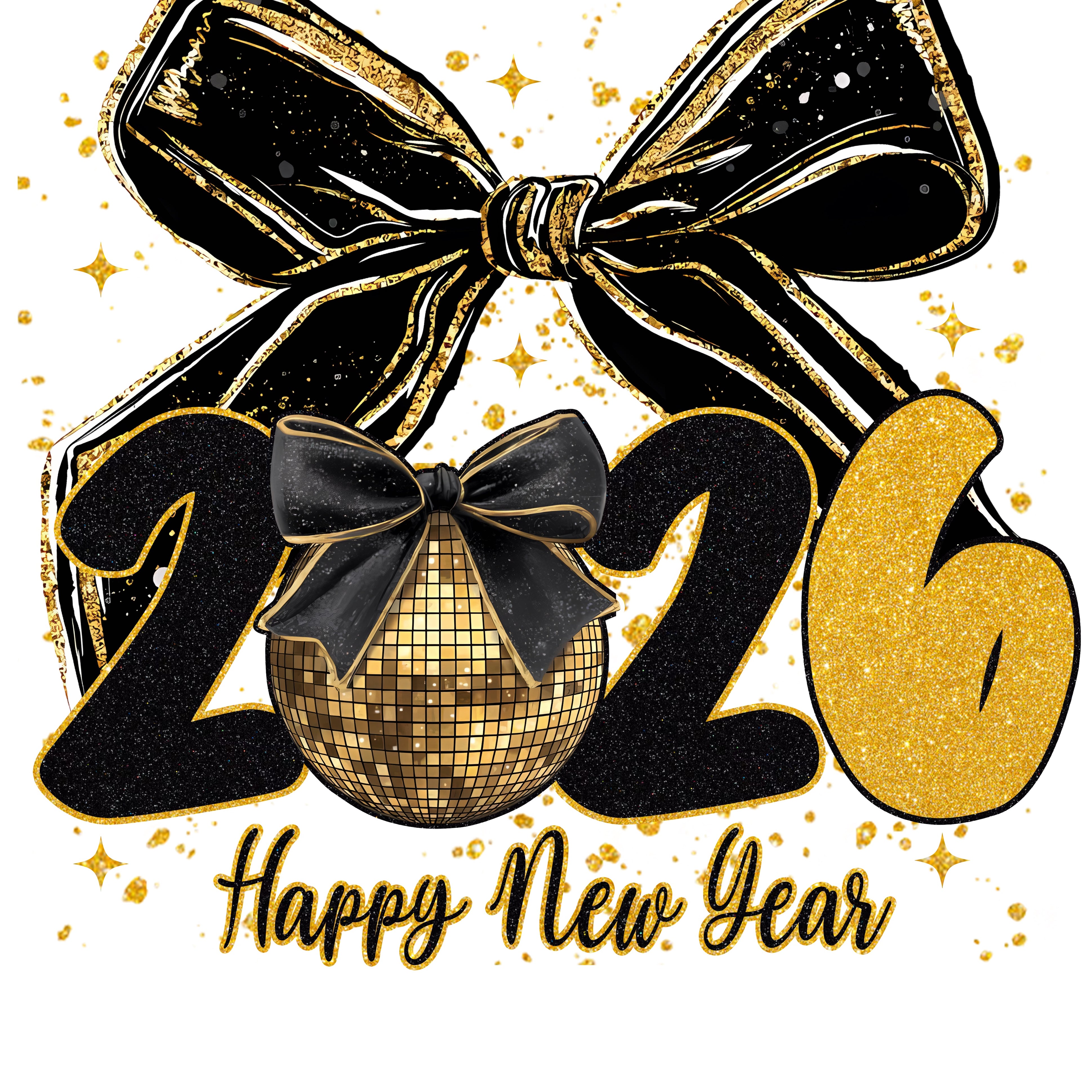 Happy New Year 2026 PNG