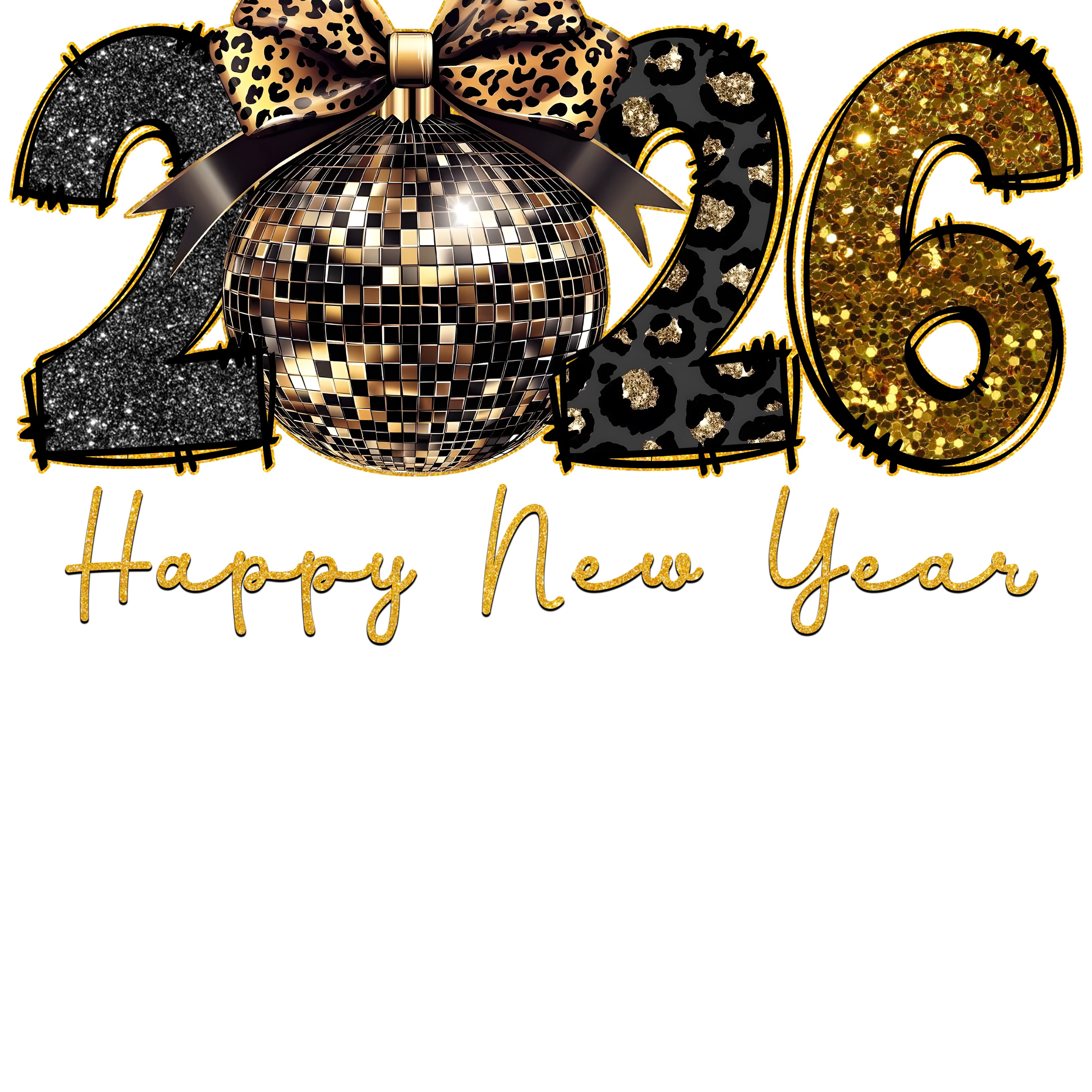 Happy New Year 2026 2 PNG