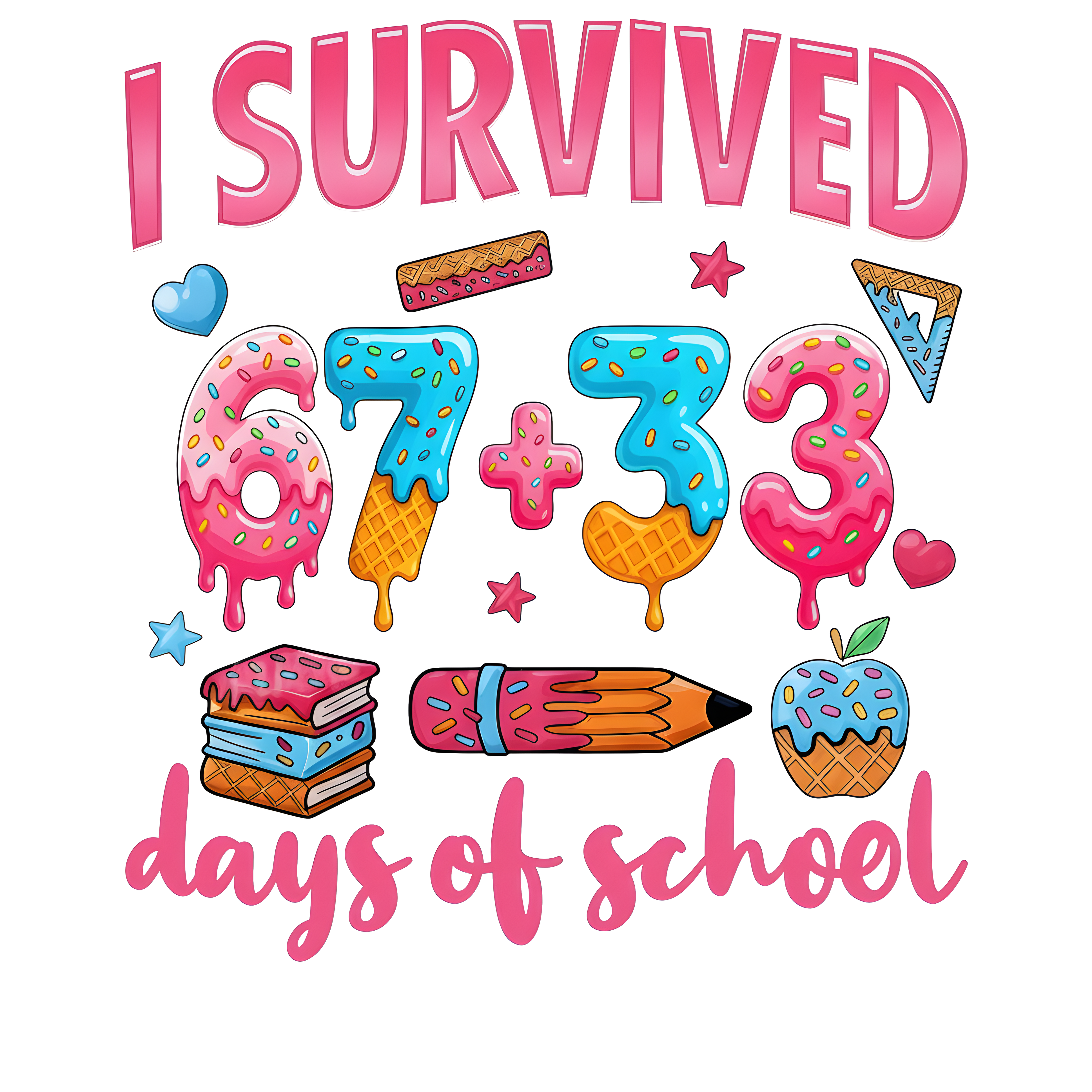 I Survived 100 Days of School 3 PNG