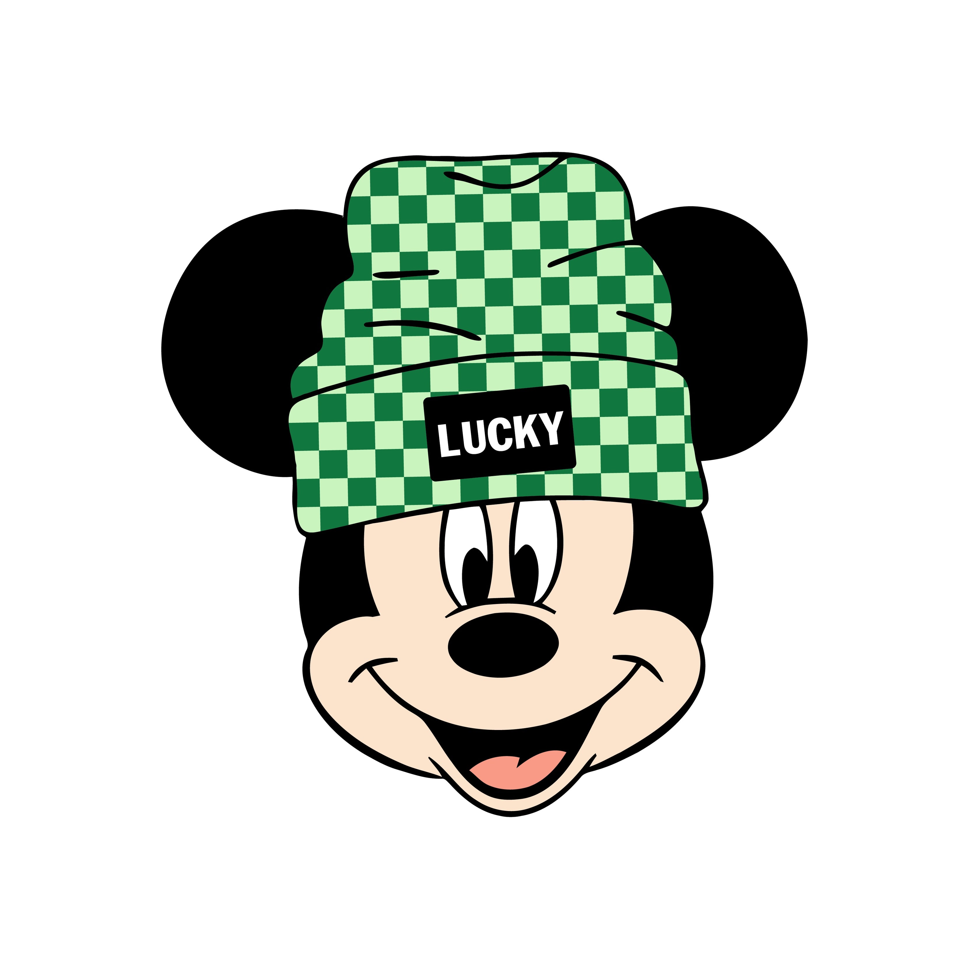 Mickey Mouse Lucky St. Patricks Day PNG