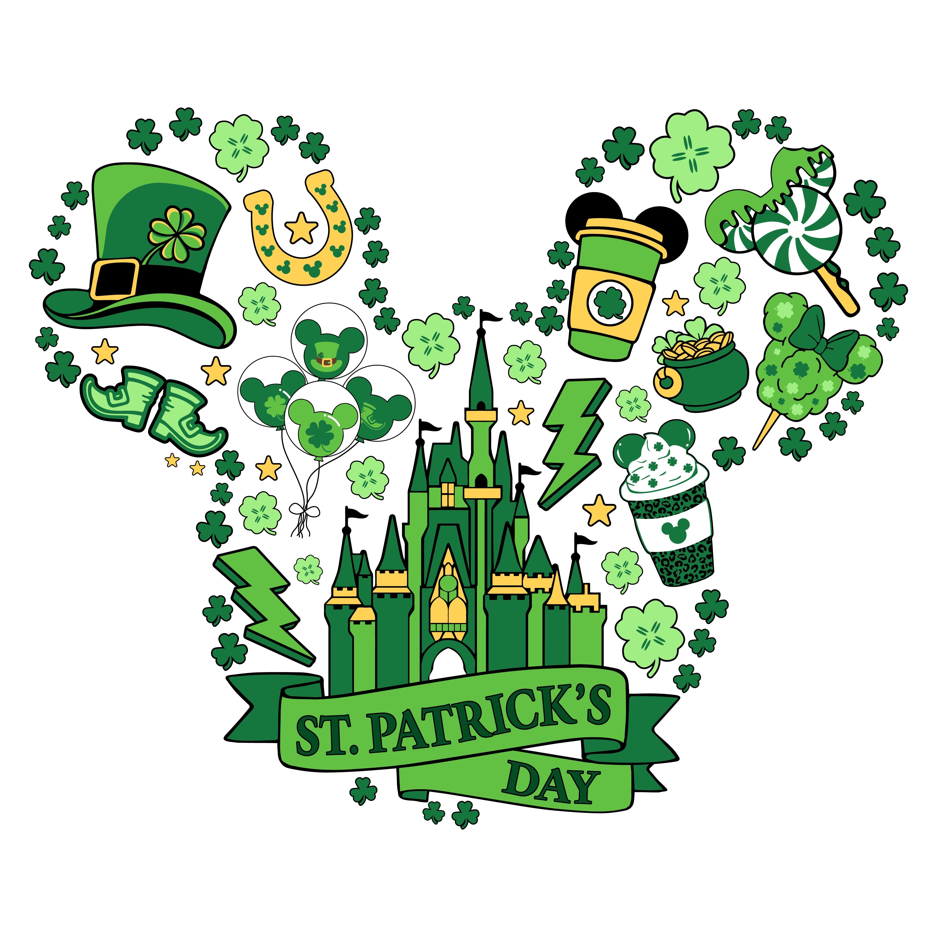Mickey Mouse St. Patricks Day PNG