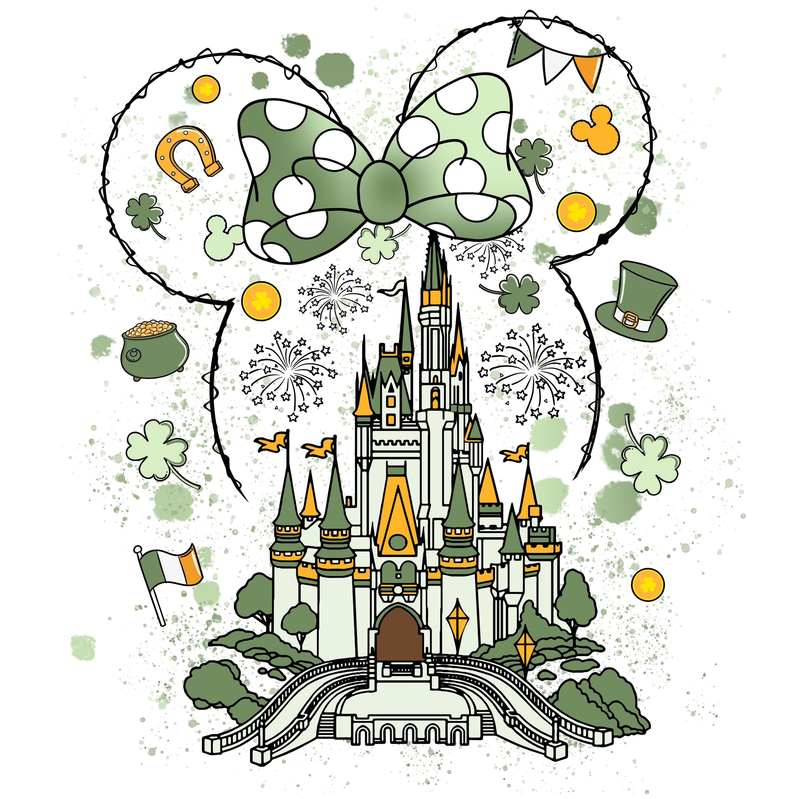 Mickey Disneyland 2 St. Patrick PNG