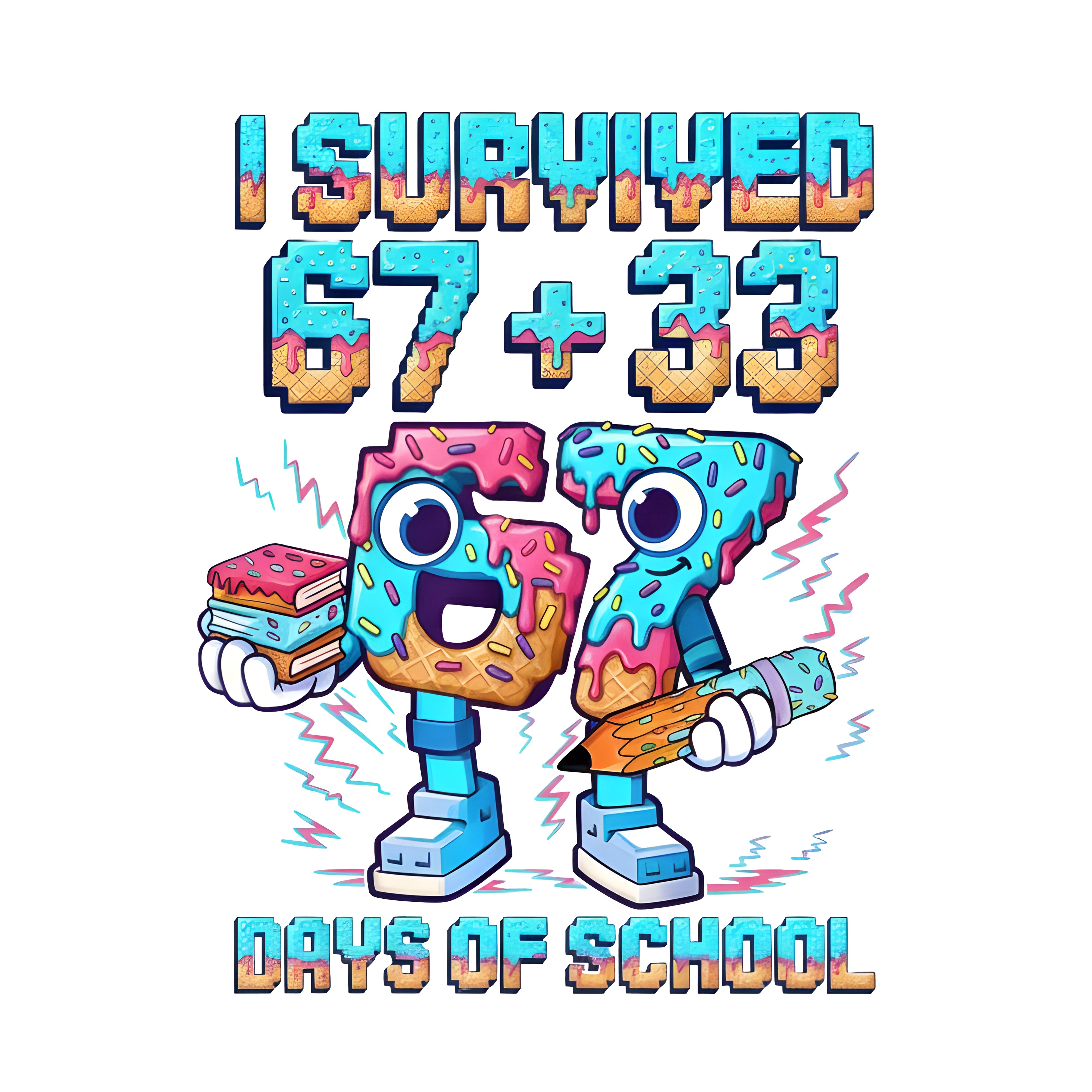 I Survived 100 Days of School 5 PNG