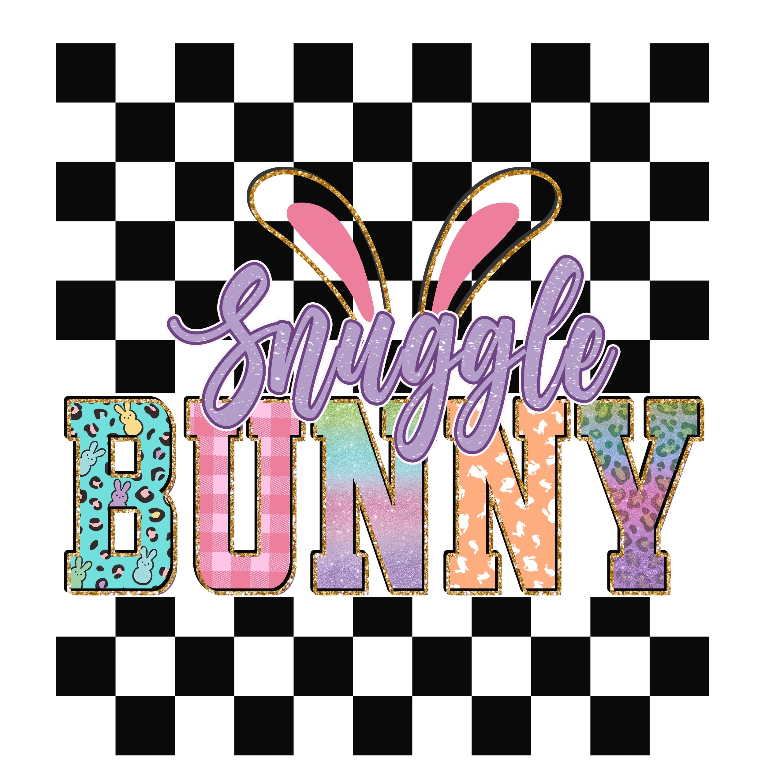Snuggle Bunny Easter Day PNG
