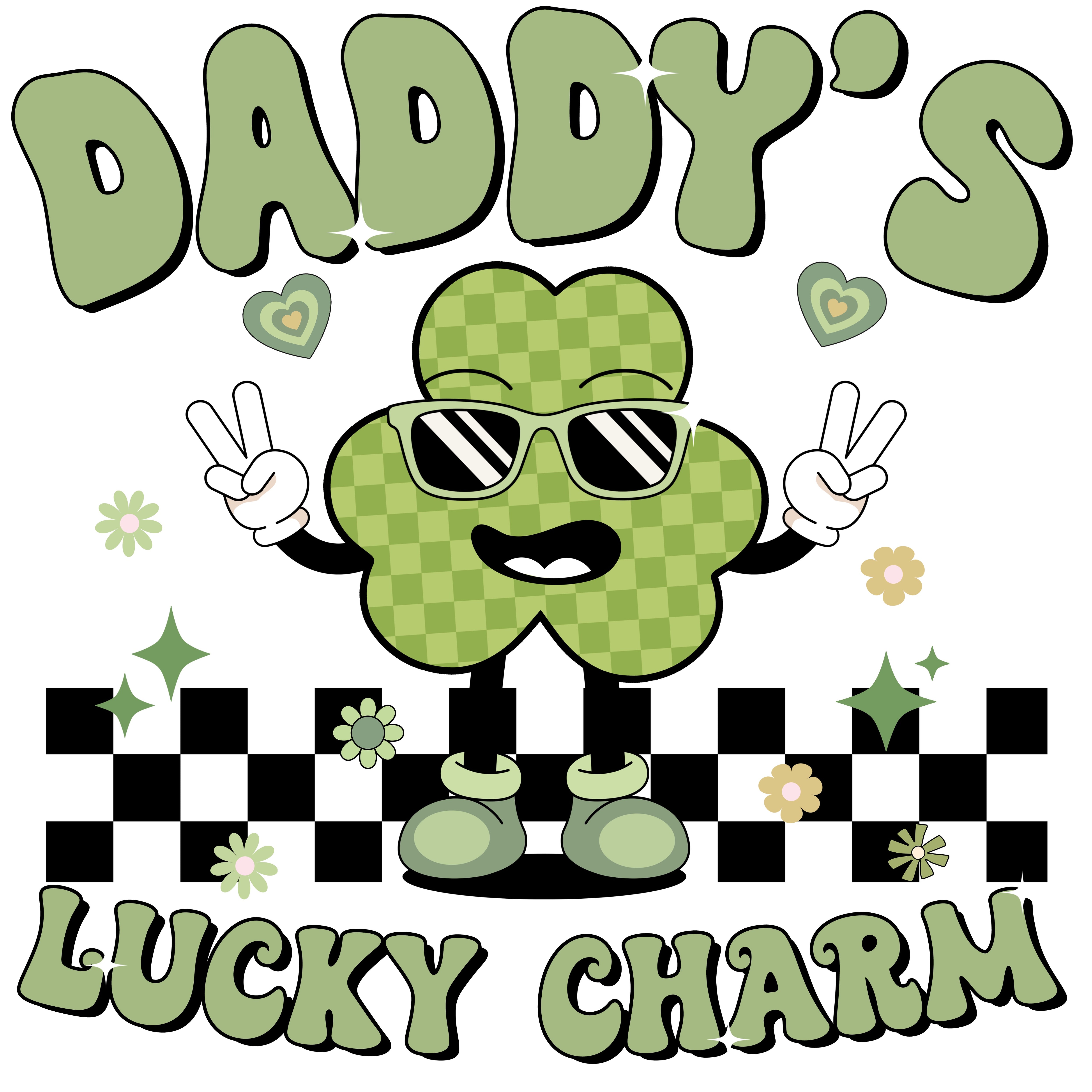 Daddy's Lucky Charm St. Patrick PNG