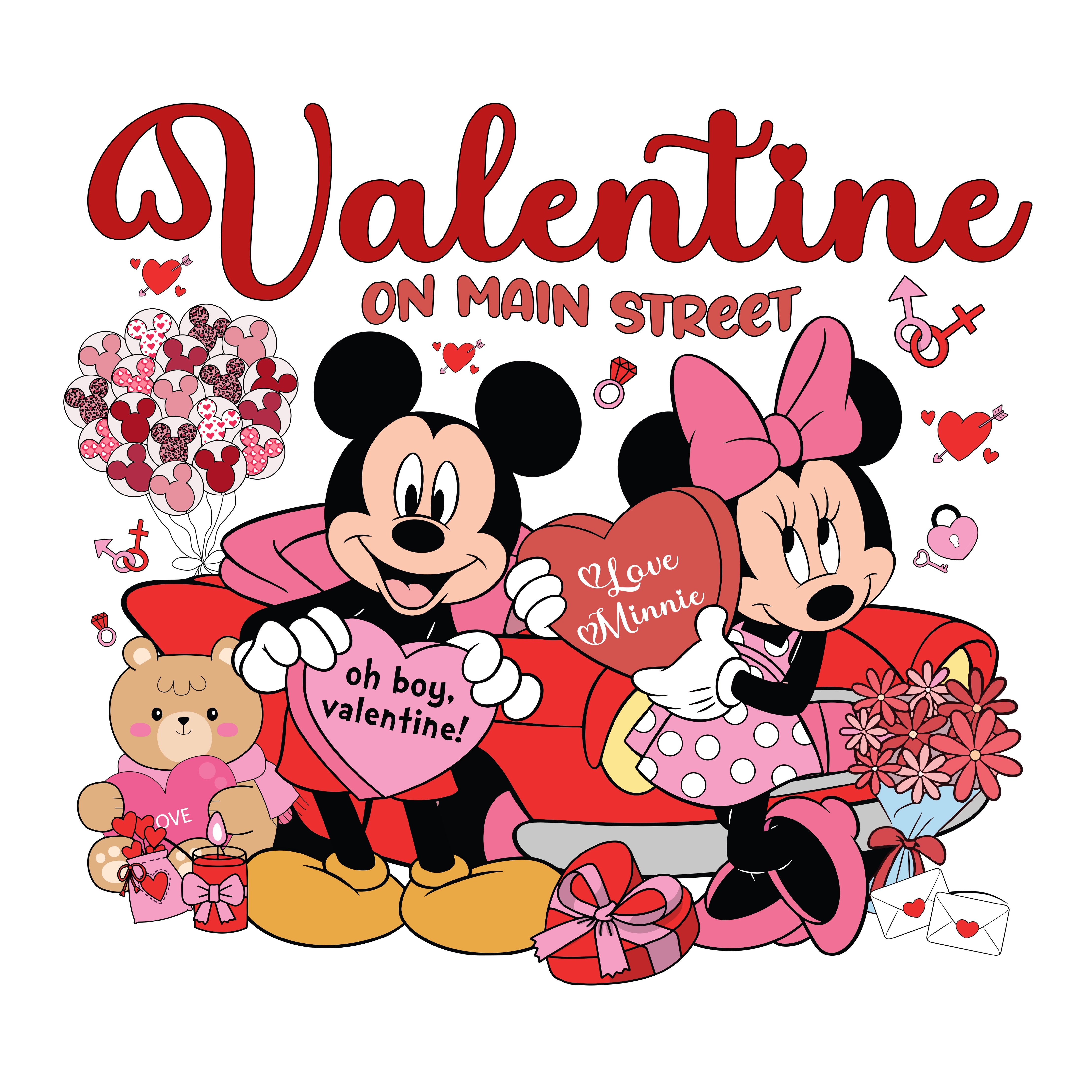 Mickey and Mouse Valentine Day 2 PNG