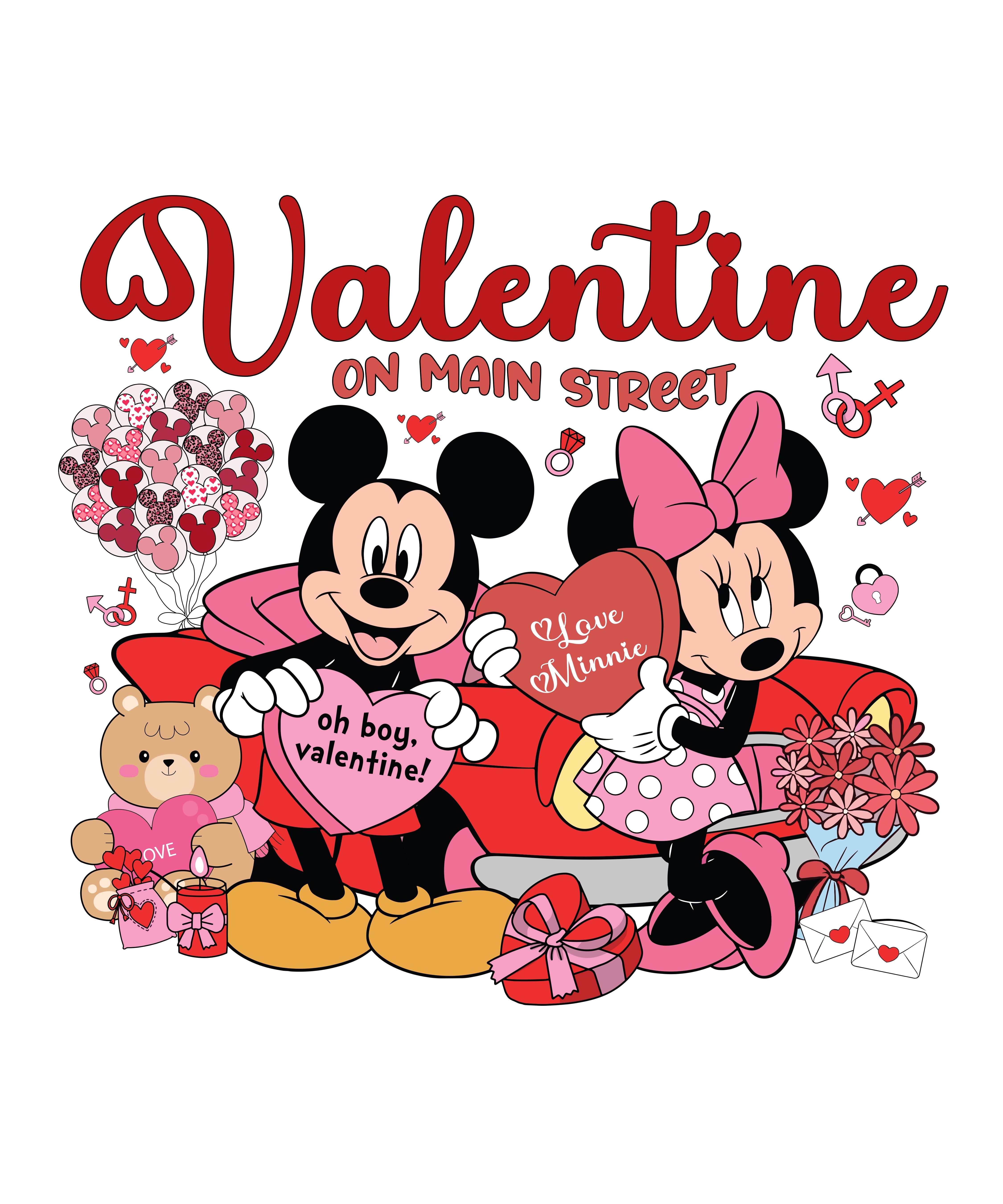 Mickey and Mouse Valentine Day 2 PNG
