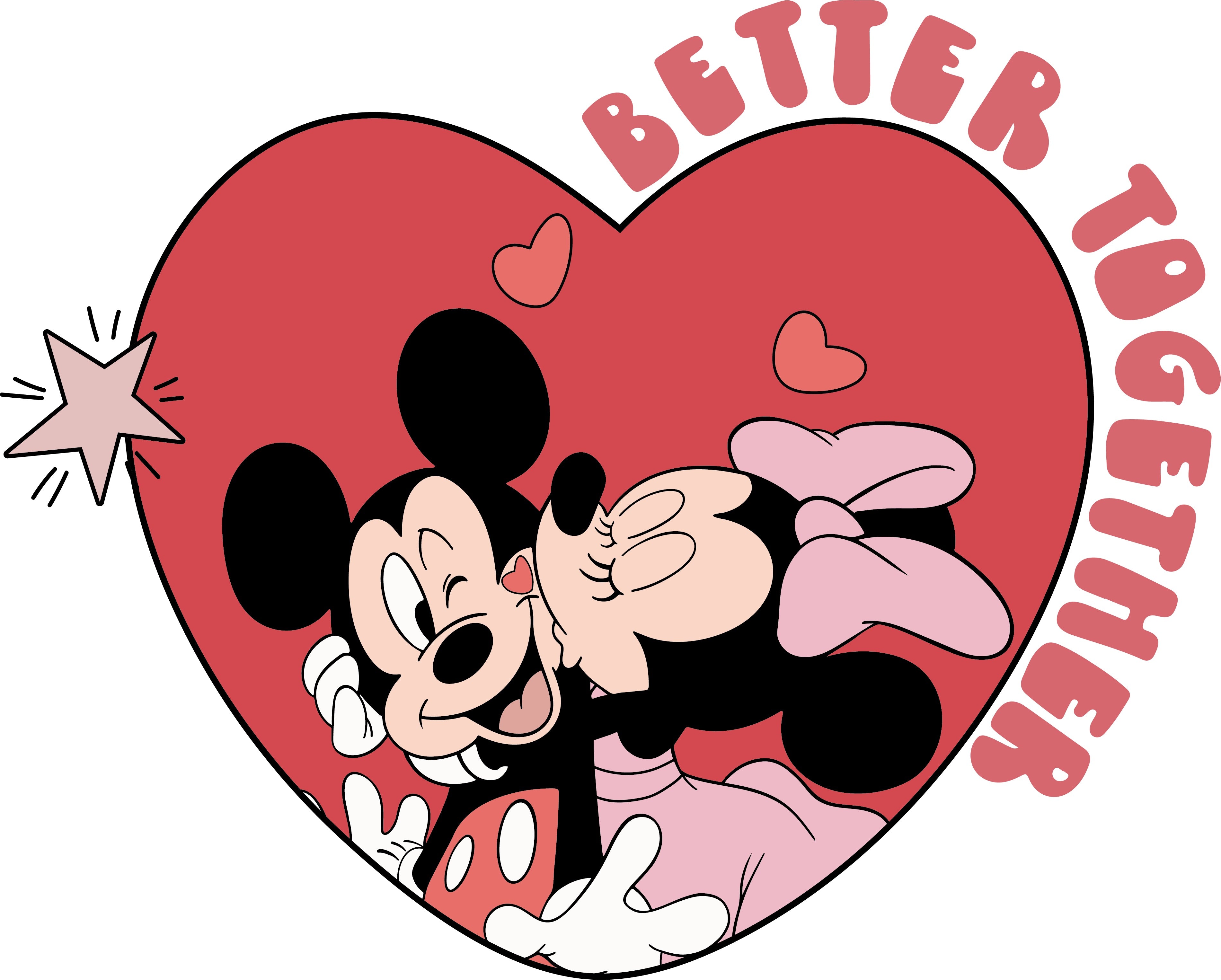 Better Together Mickey Valentine PNG