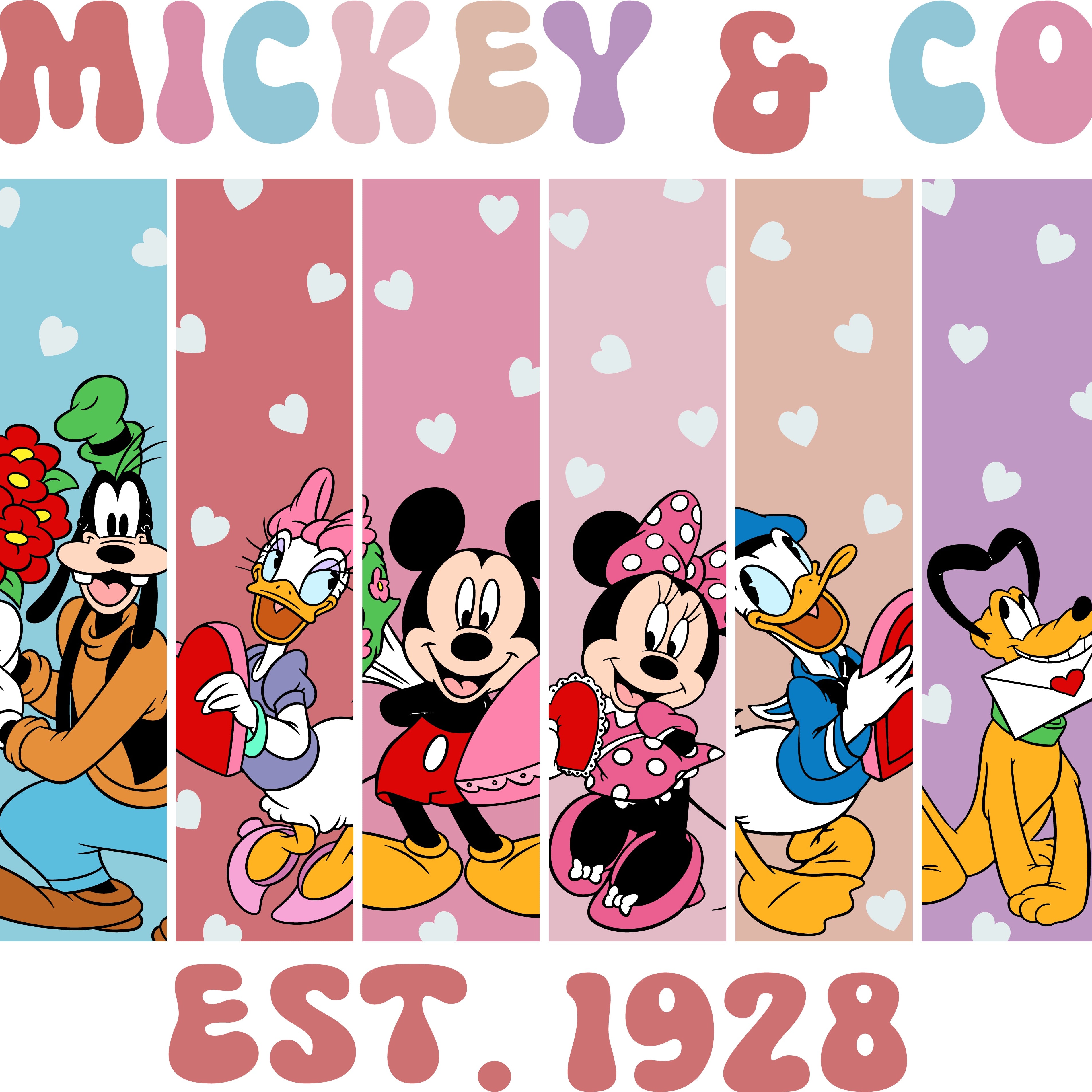 Mickey & Co Est 1928 Valentine PNG