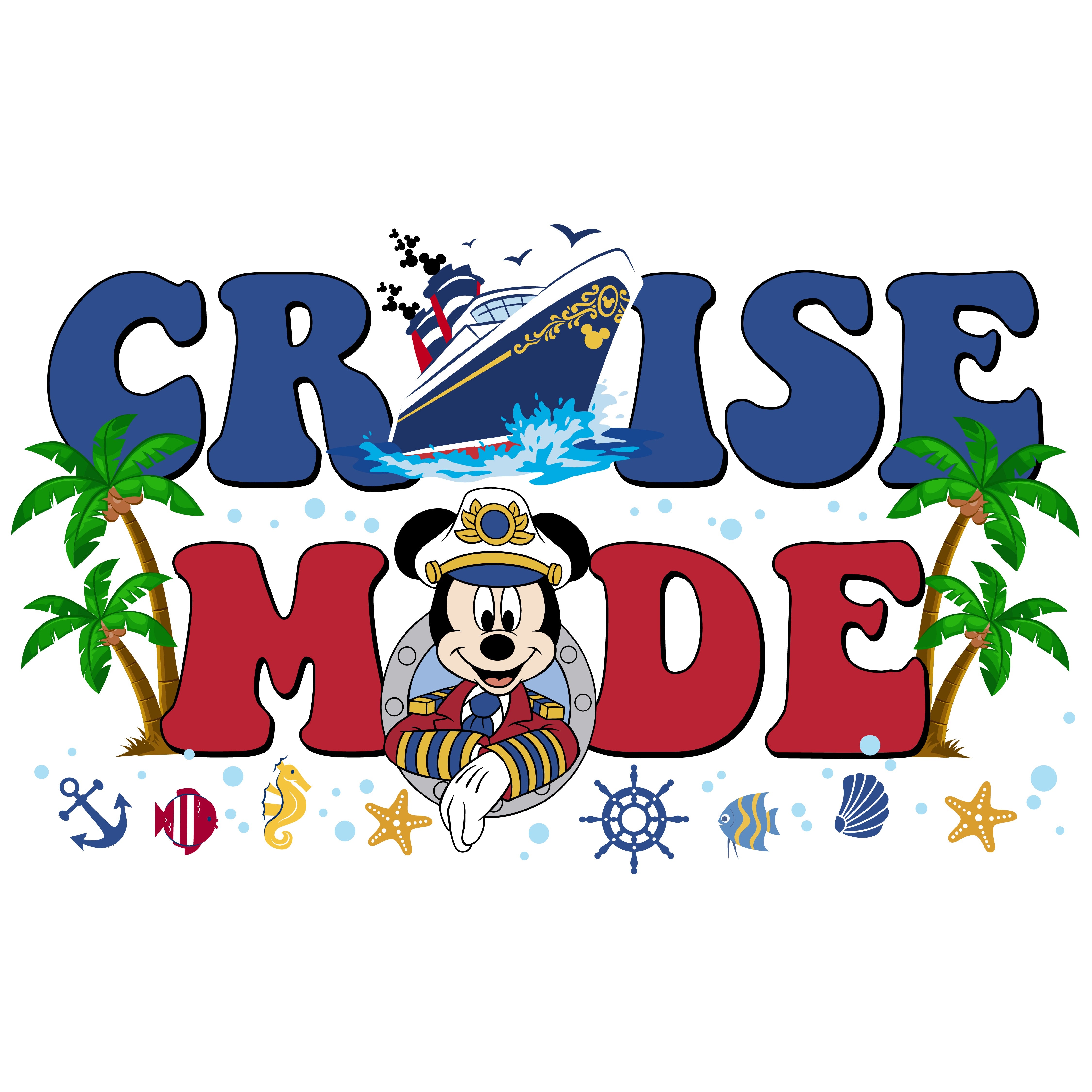 Mickey Family Trip Cruise Mode PNG