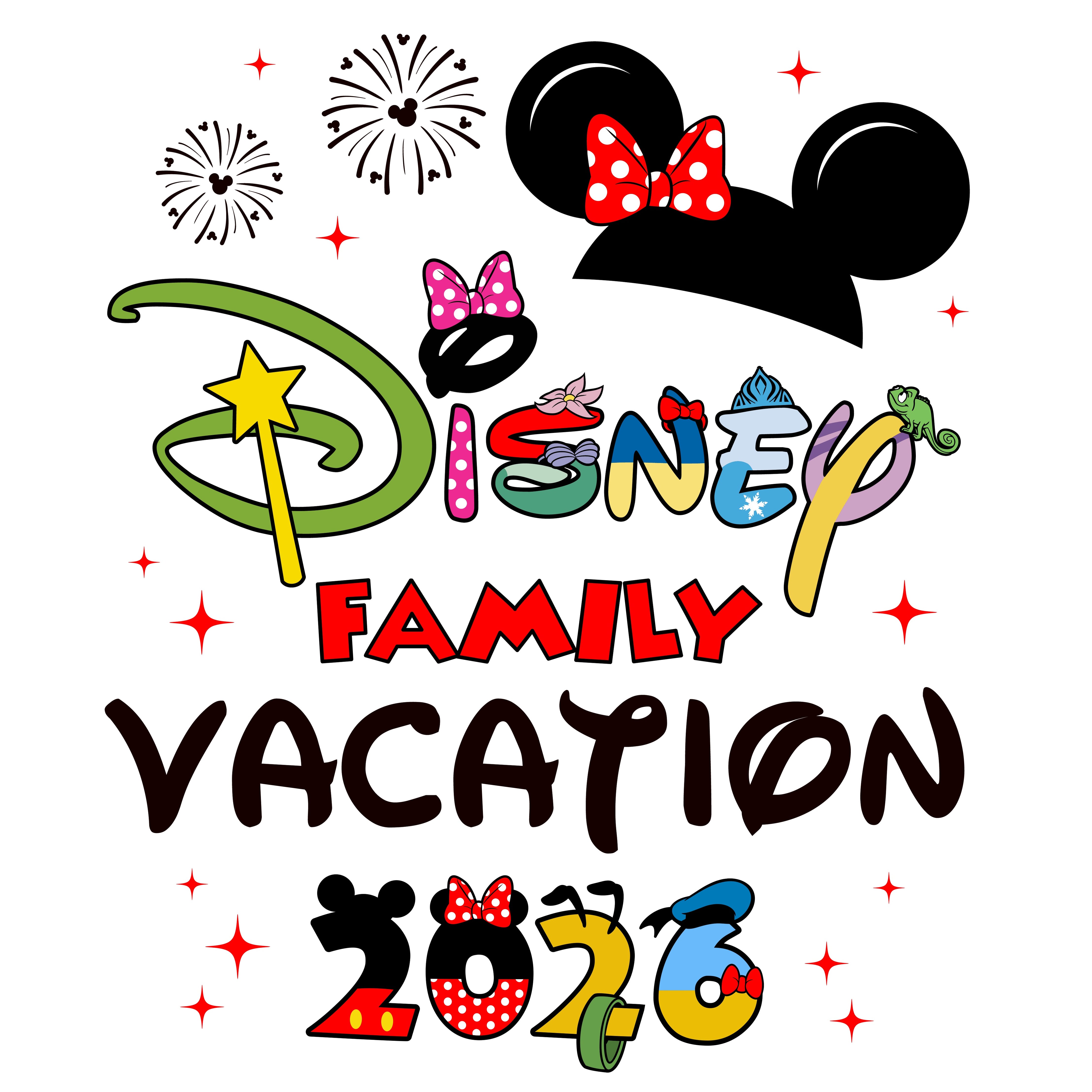 Disney Family Vacation 2026 4 PNG