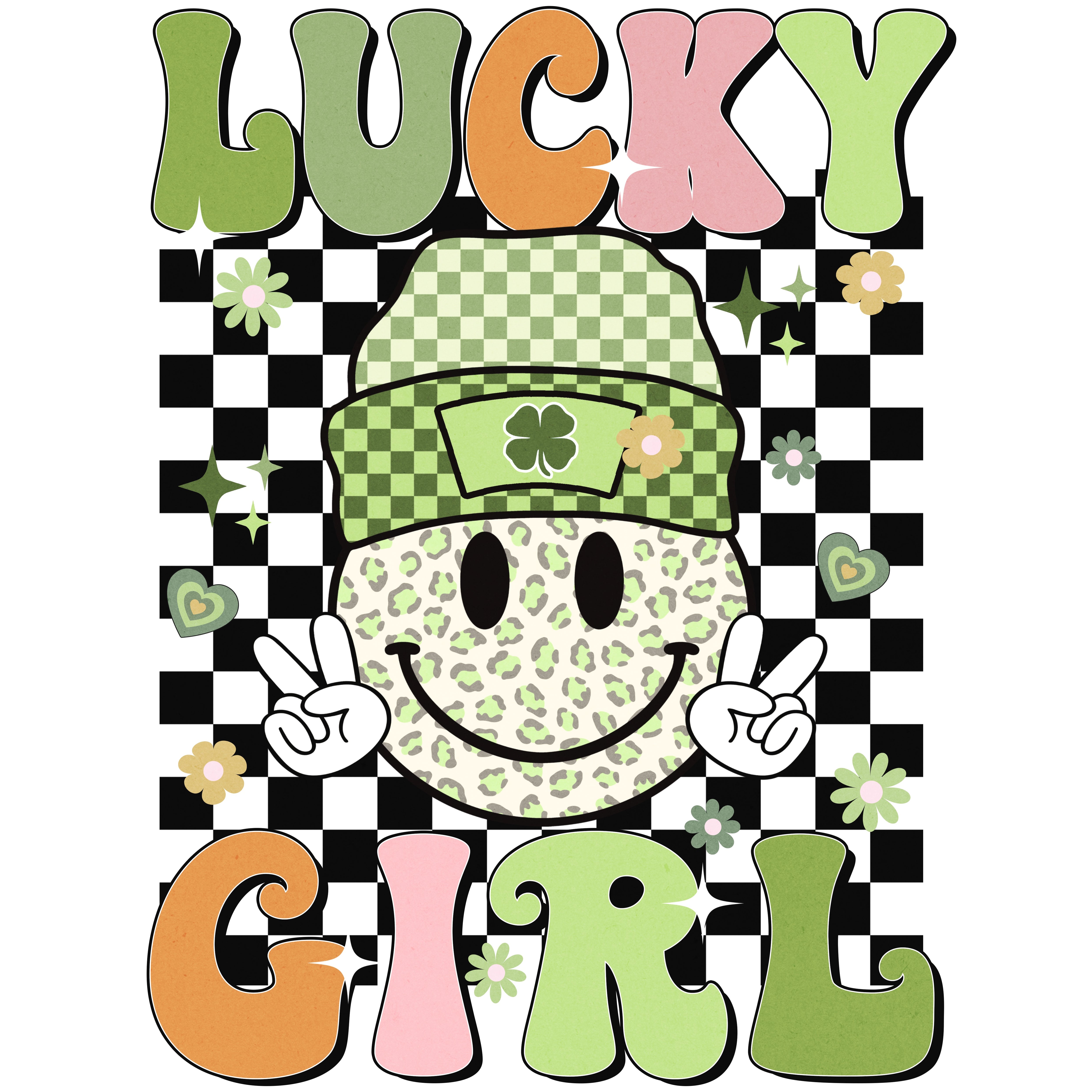 Lucky Girl St. Patrick PNG