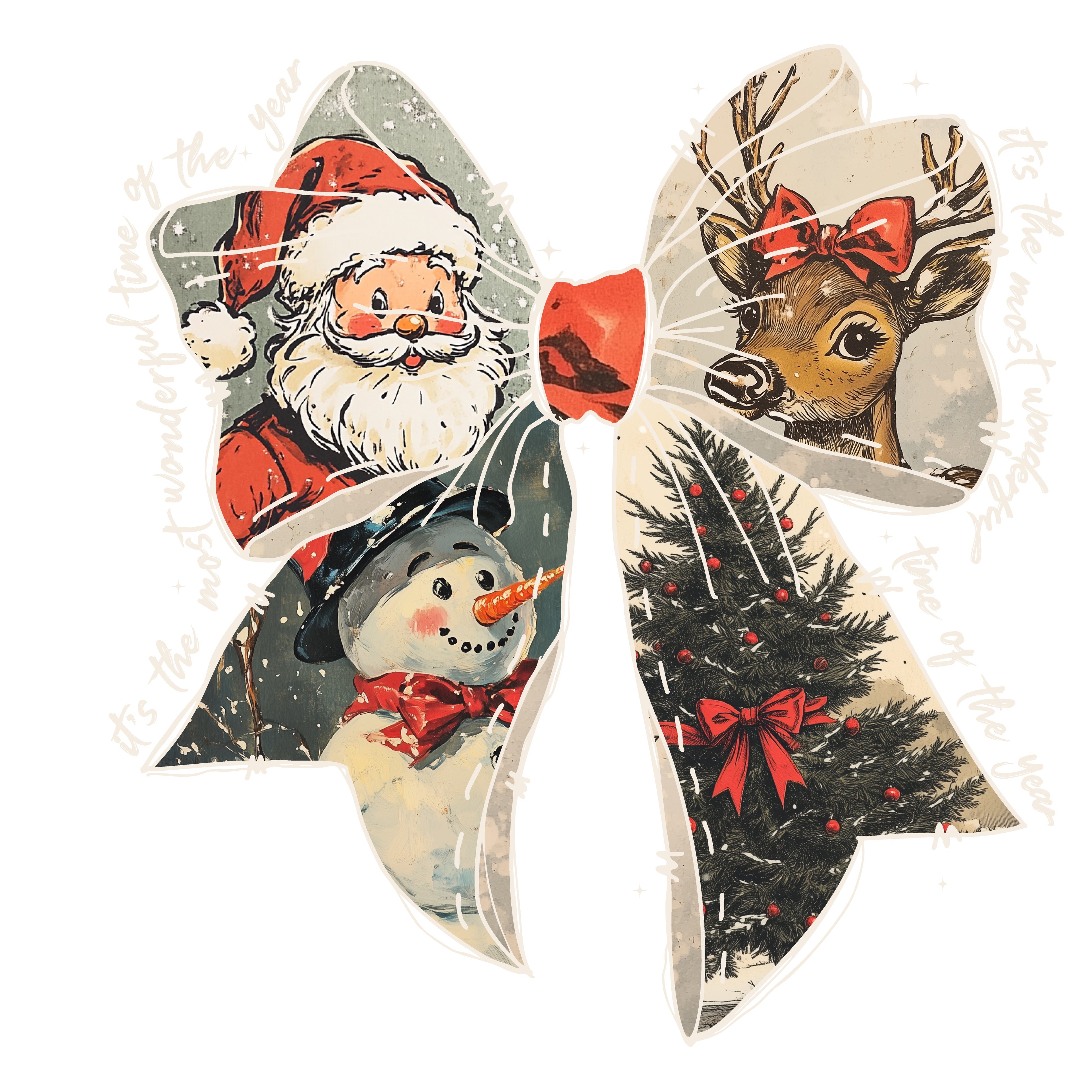 The Most Wonderful Time of The Year White PNG