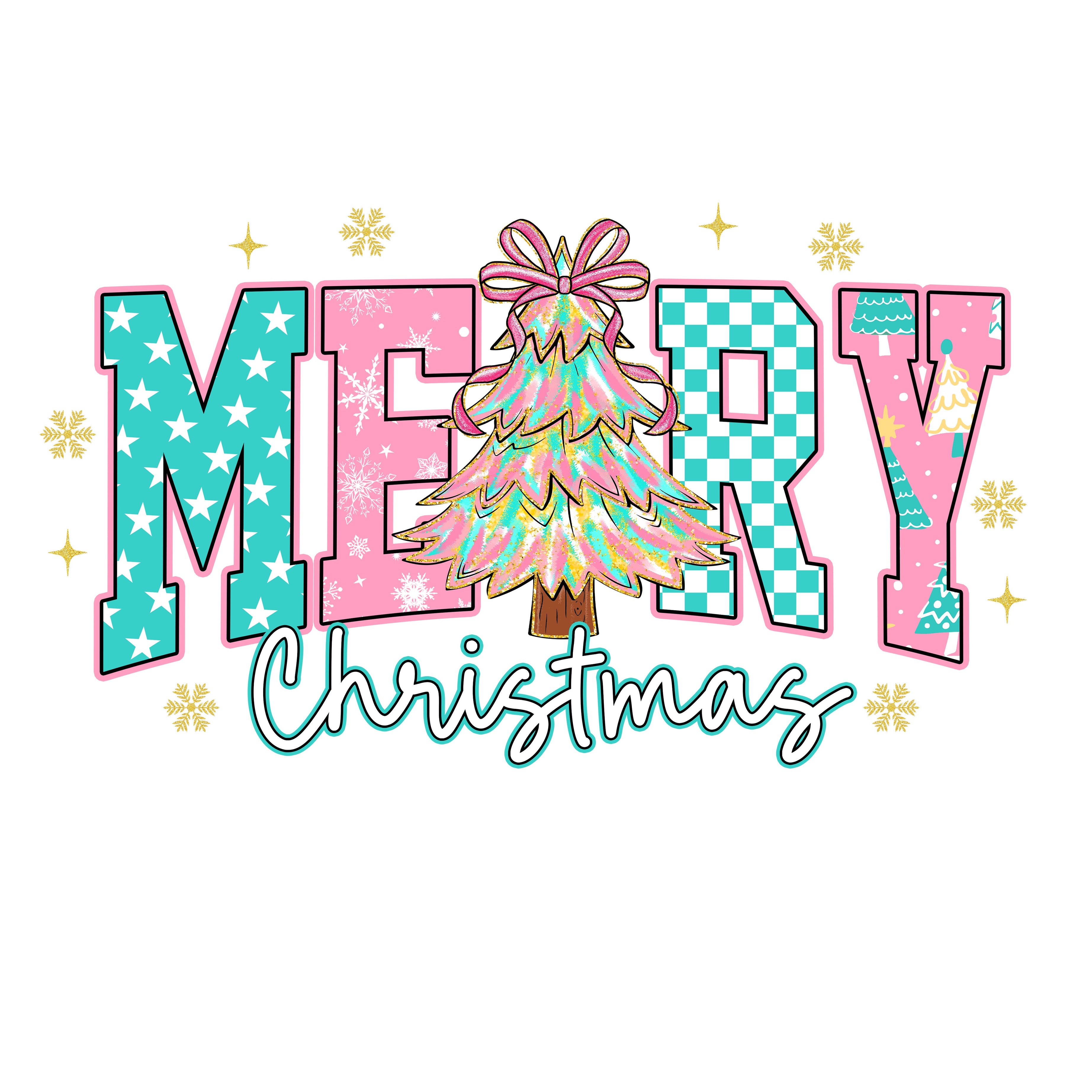 Merry Christmas Coquette PNG