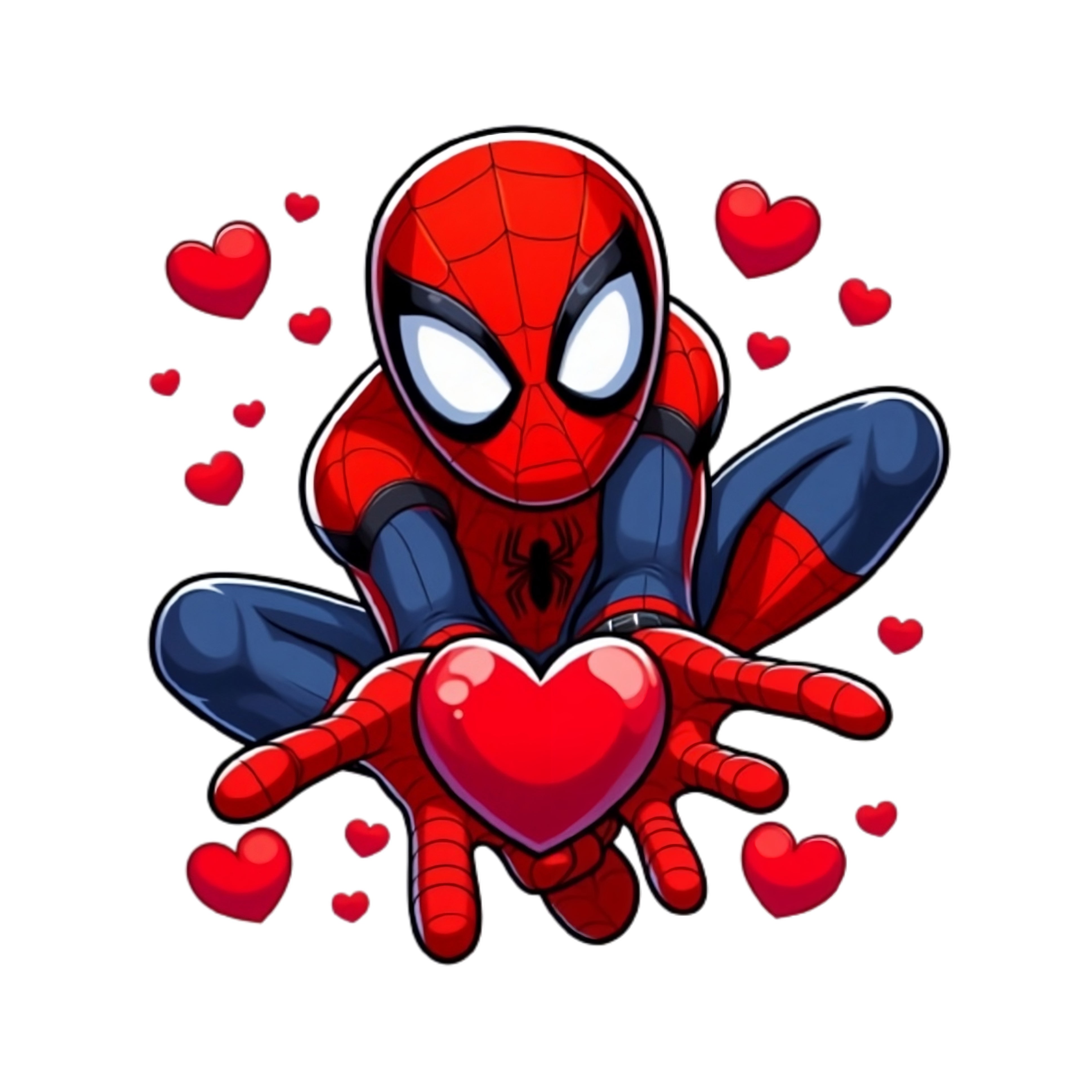Spiderman Valentines PNG