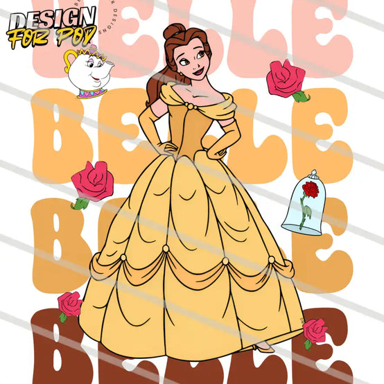 Belle Disney PNG