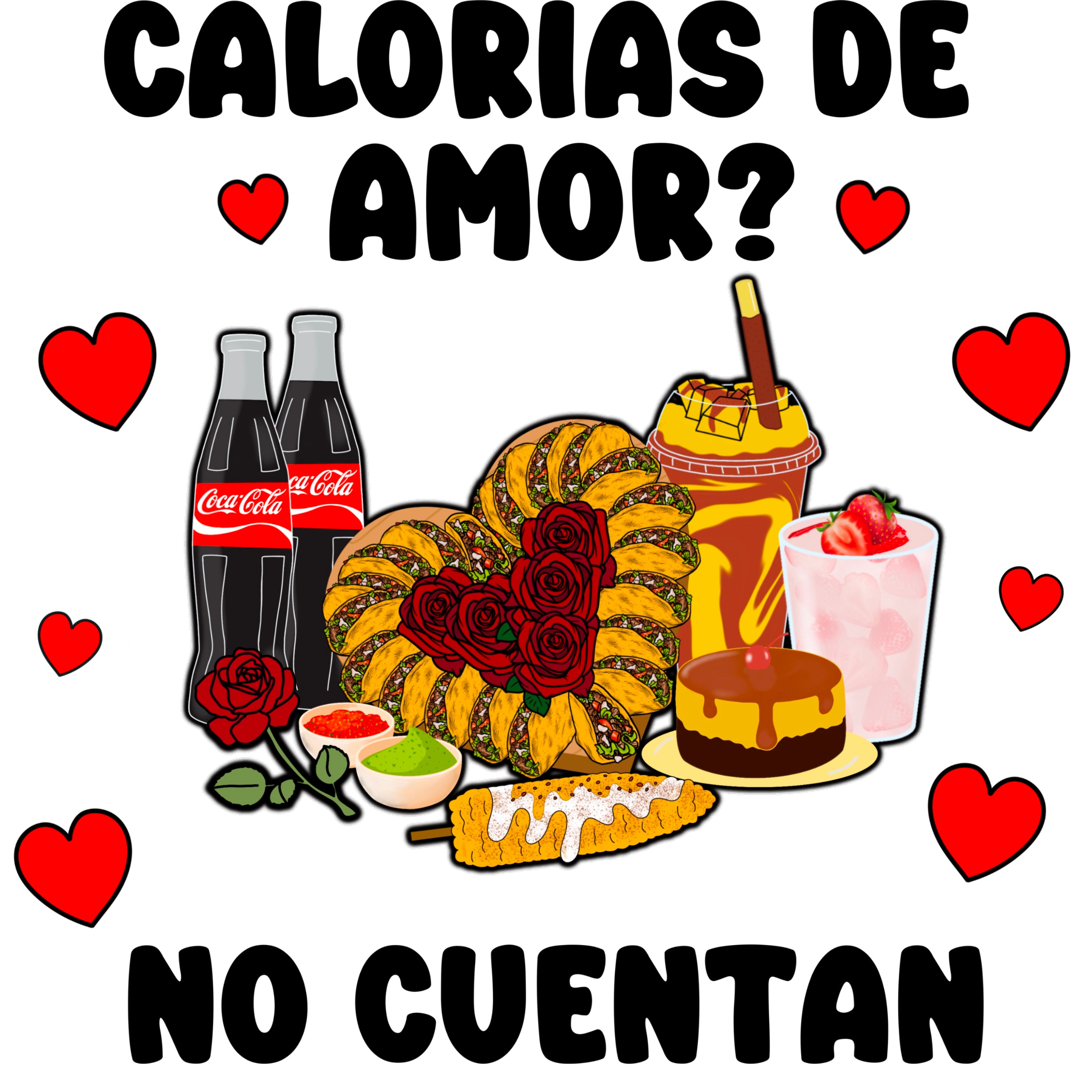 Calorias De Amor? No Cuentan PNG