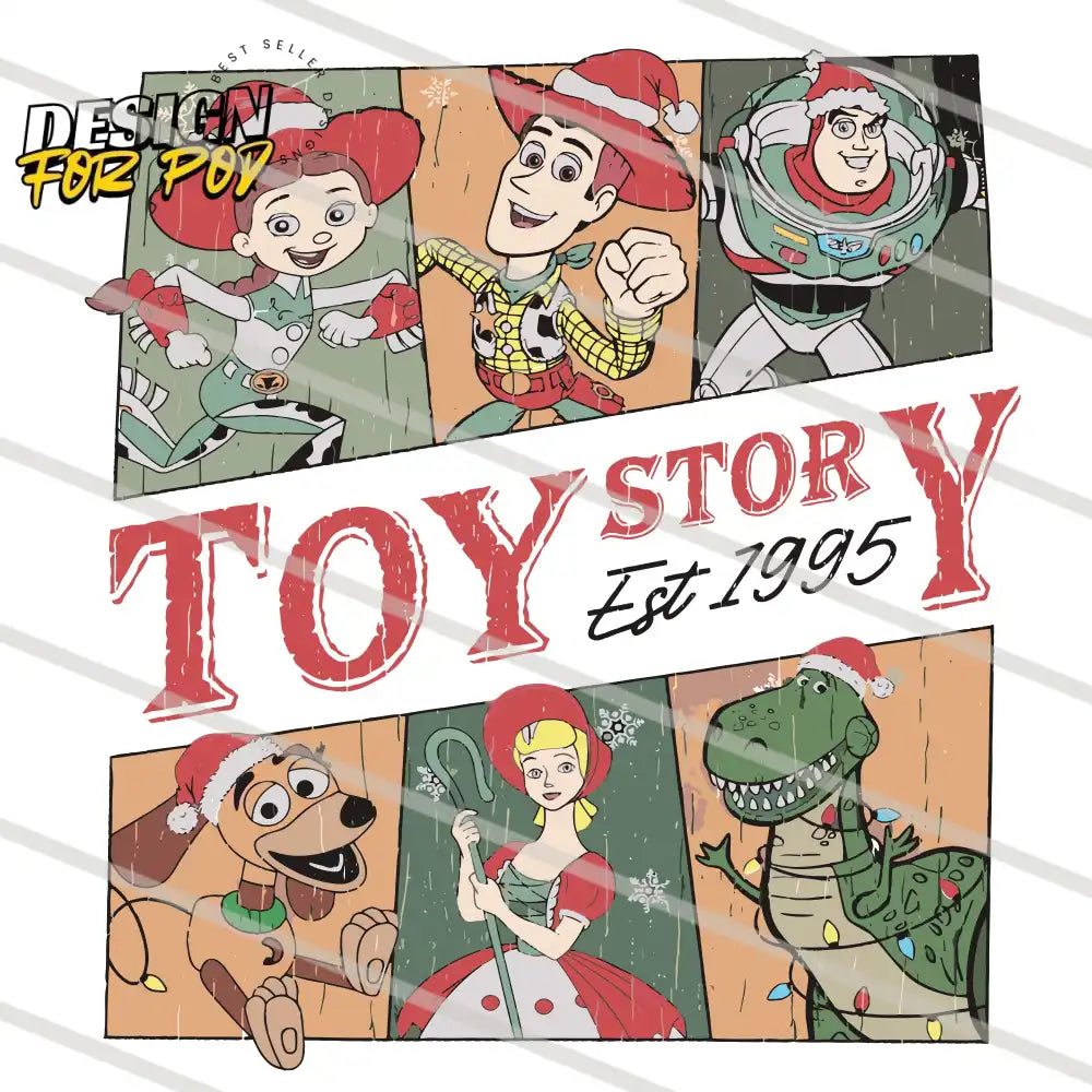 Cartoon Toy Story Christmas PNG
