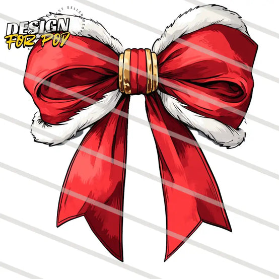 Christmas Gift Bow Tie PNG