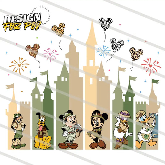 Disney Birtday Bandle Castle PNG