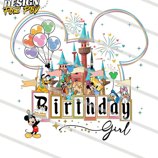 Disney Birthday Bundle PNG