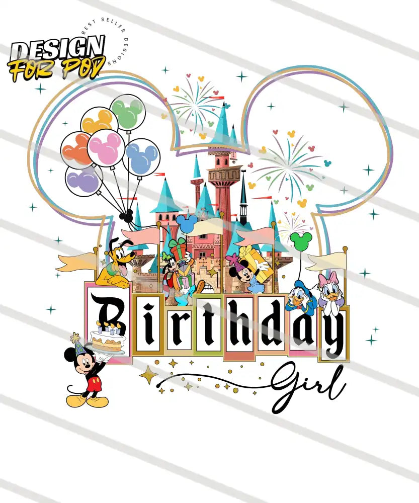 Disney Birthday Bundle PNG