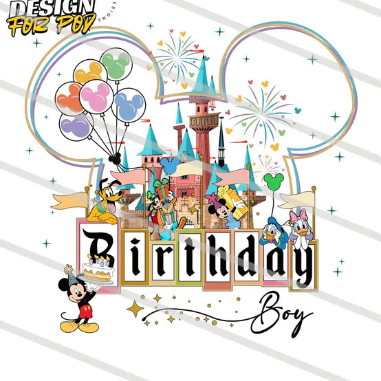Disney Birthday Bundle PNG
