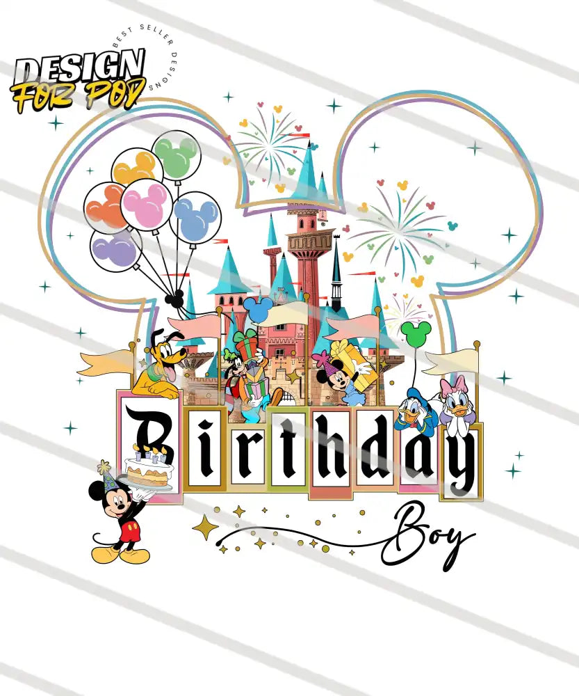 Disney Birthday Bundle PNG