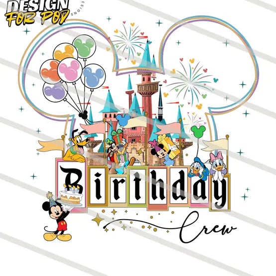 Disney Birthday Bundle PNG
