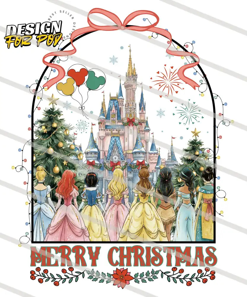 Disney World Merry Christmas PNG