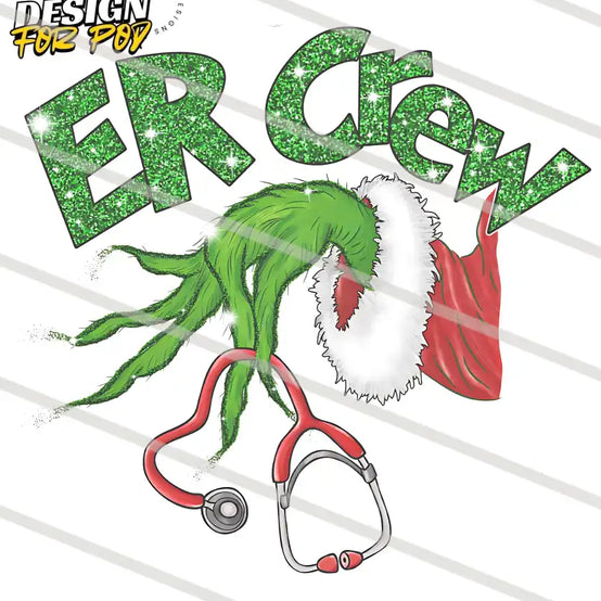 ER Crew Emergency Room Grinch PNG
