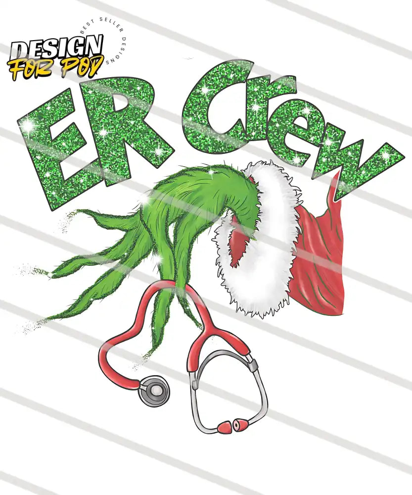ER Crew Emergency Room Grinch PNG