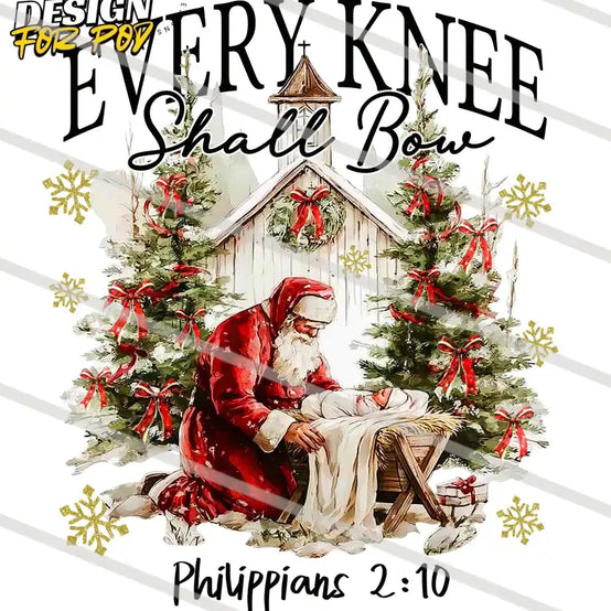 Every Knee Shall Bow Philippians 2:10 PNG