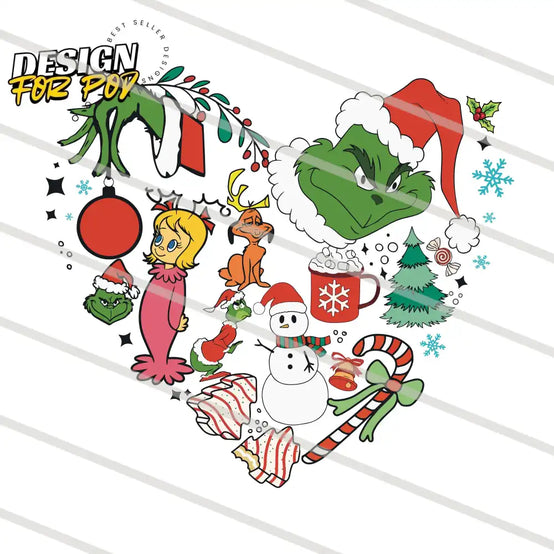 Funny Christmas Grinch Characters PNG