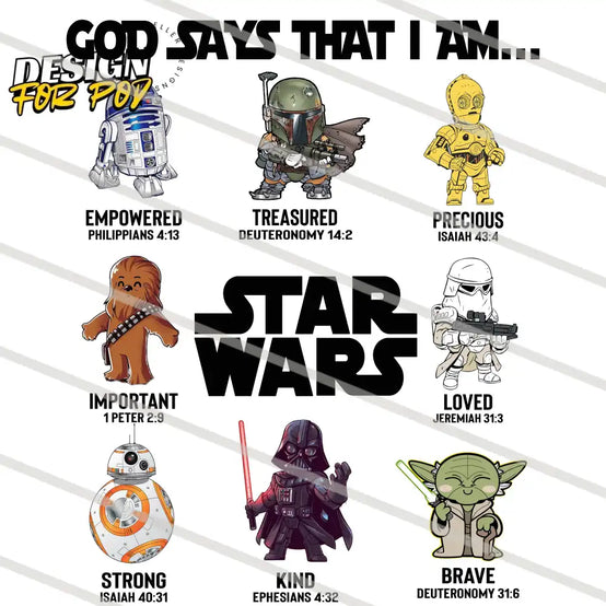 God Says That I Am Bundle 2 PNG