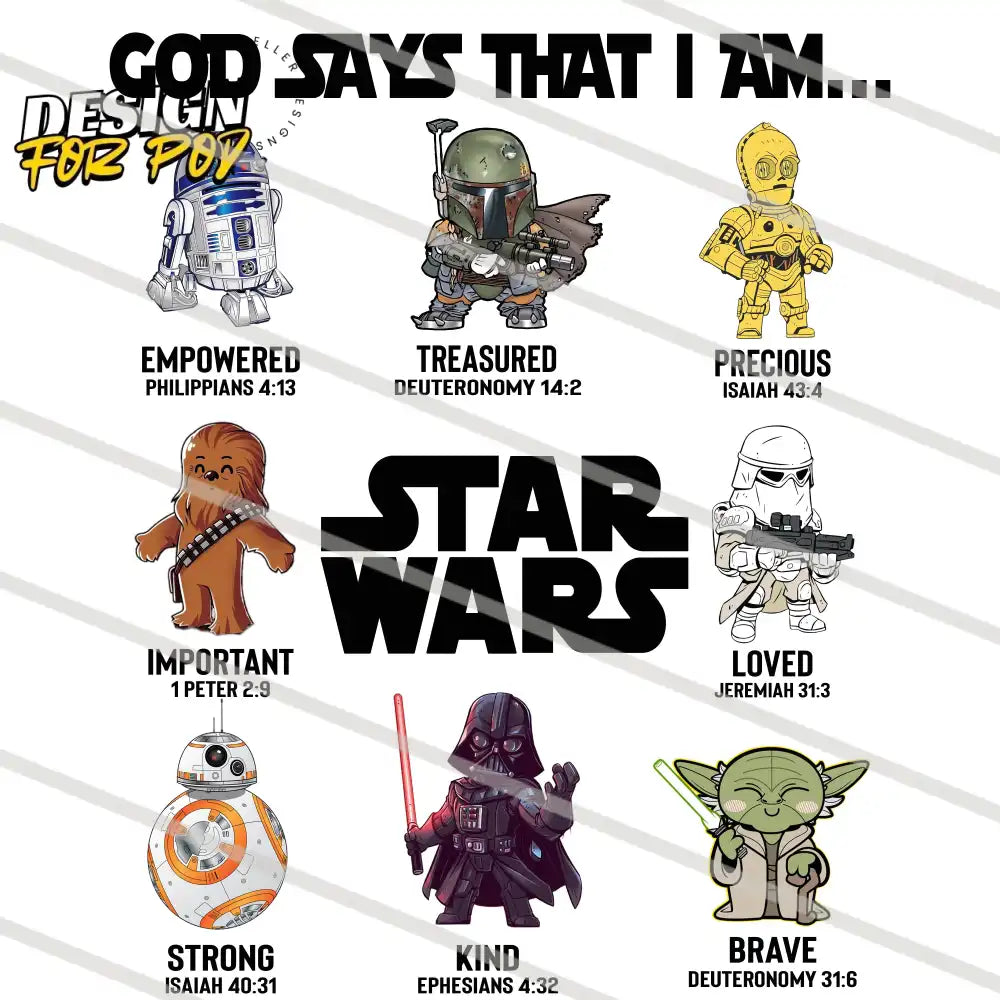 God Says That I Am Bundle 2 PNG