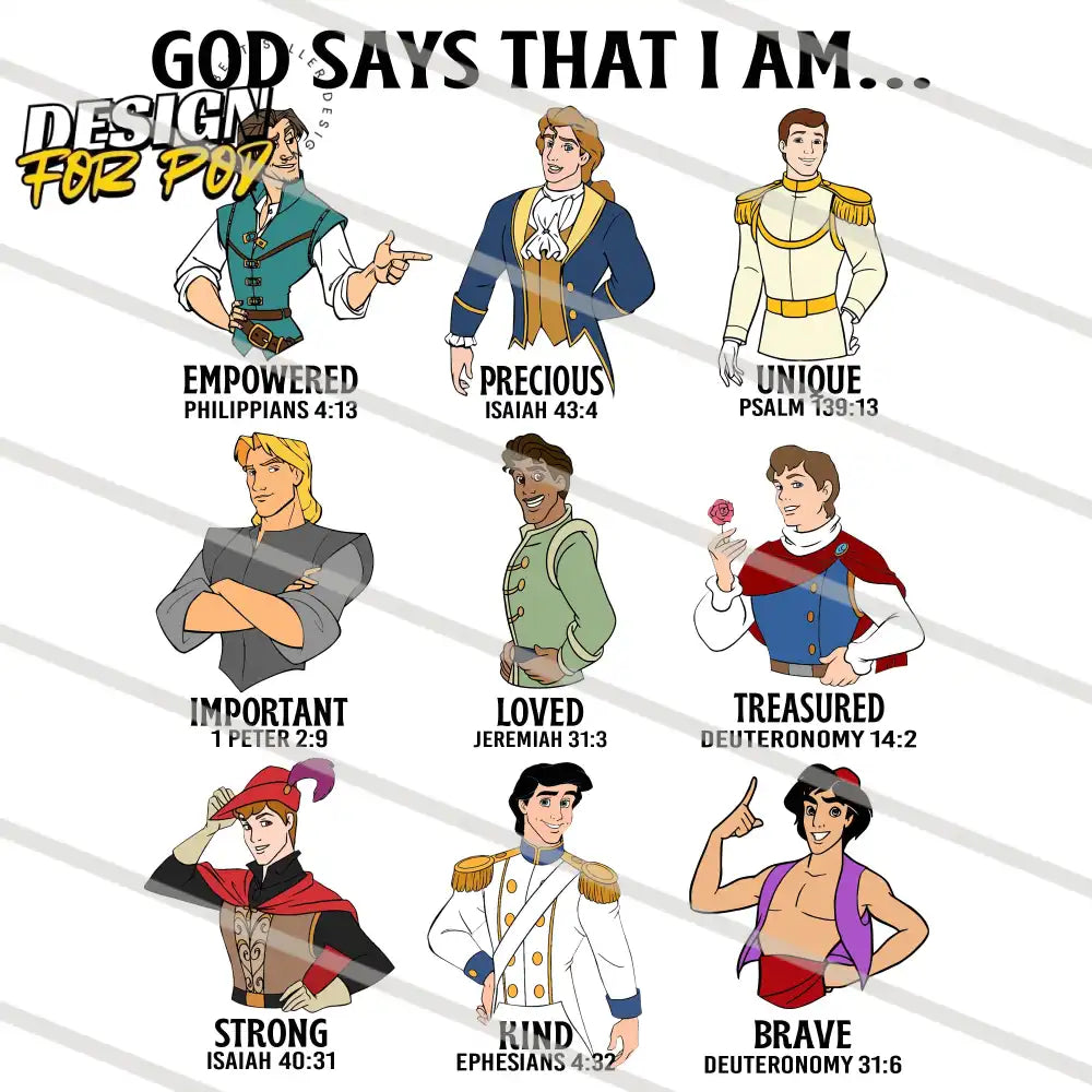 God Says That I Am Bundle 2 PNG