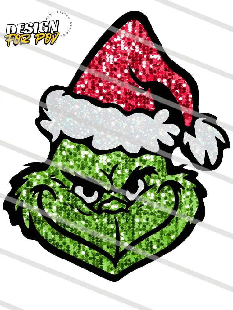 Grinch Christmas Hat PNG