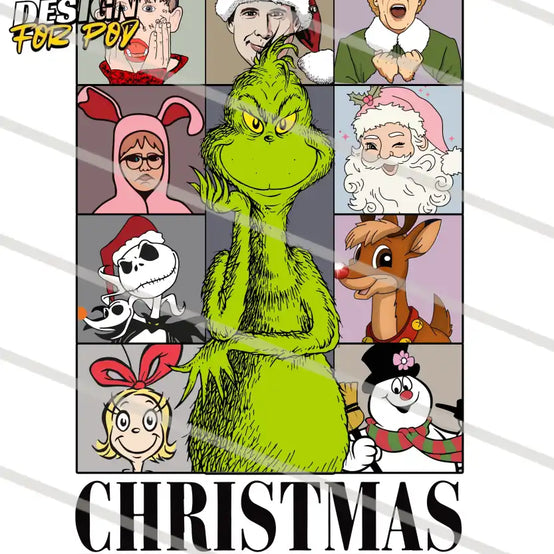 Grinch Christmas The Eras Tour PNG
