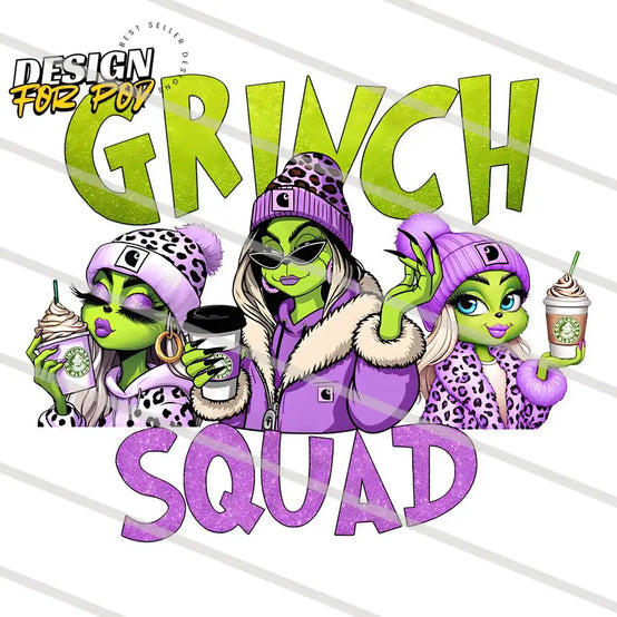 Grinch Squad PNG