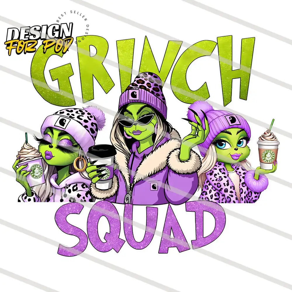 Grinch Squad PNG