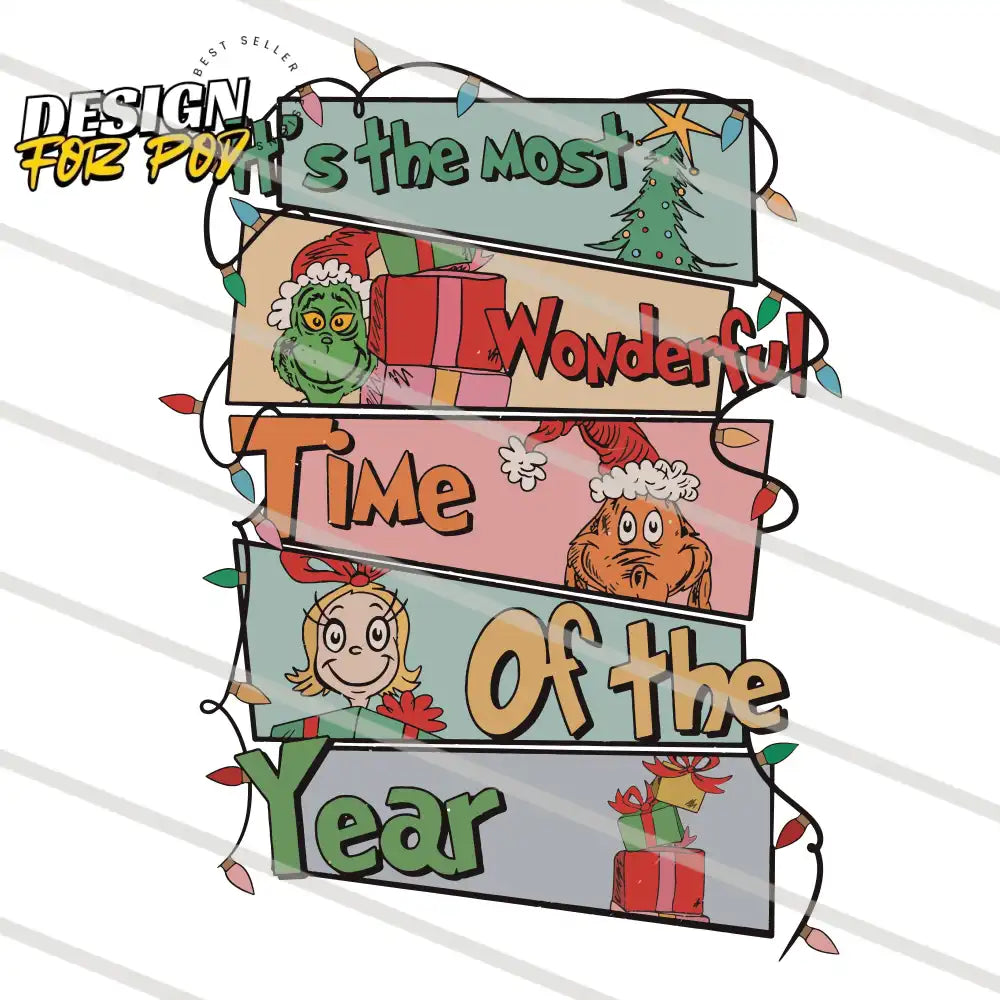 Grinch Wonderful Time Of The Year PNG