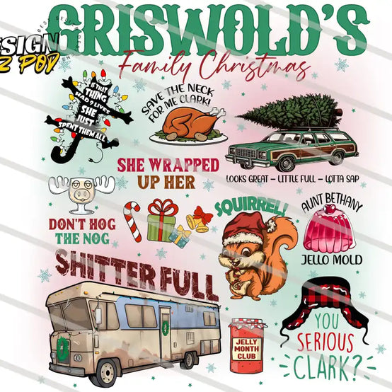 Griswold’s Family Christmas Shitter Full PNG