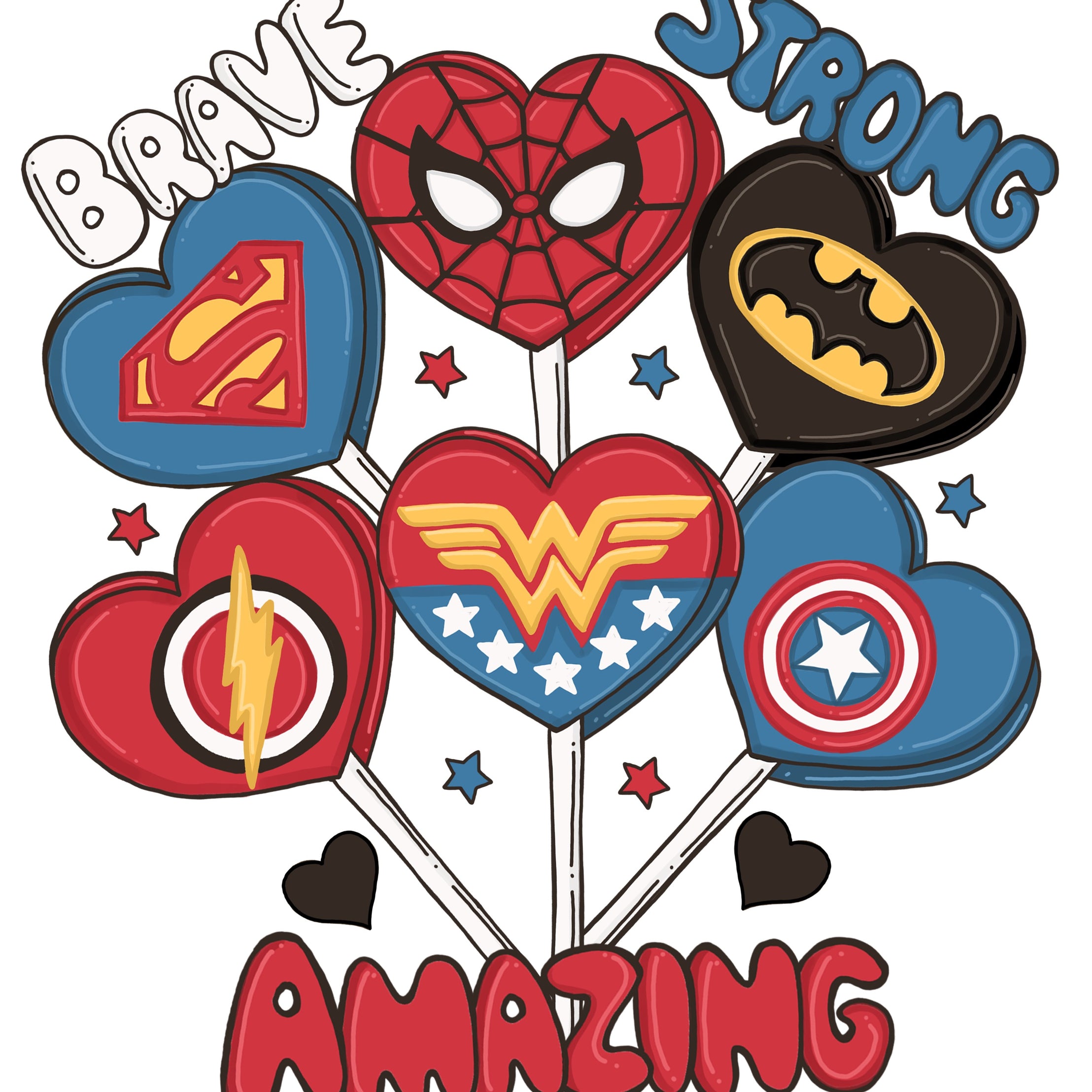 Heart Sucker Valentines PNG